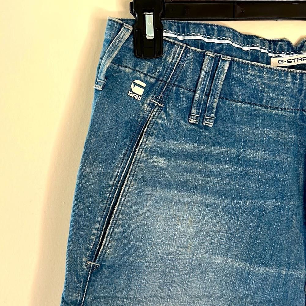 Designer G-Star RAW - Denim 10’ inseam turn-up shorts - 32 - 100% Ctn Size US 32 / EU 48 - 2 Thumbnail