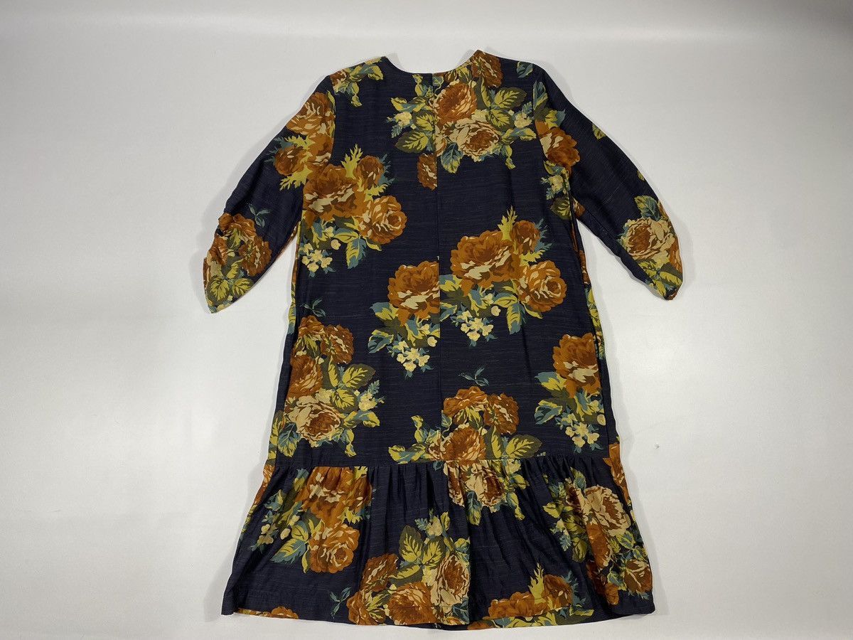 Other Momoni Italy Wool Silk Flowers Midi Dress With Pockets Size M / US 6-8 / IT 42-44 - 17 Thumbnail