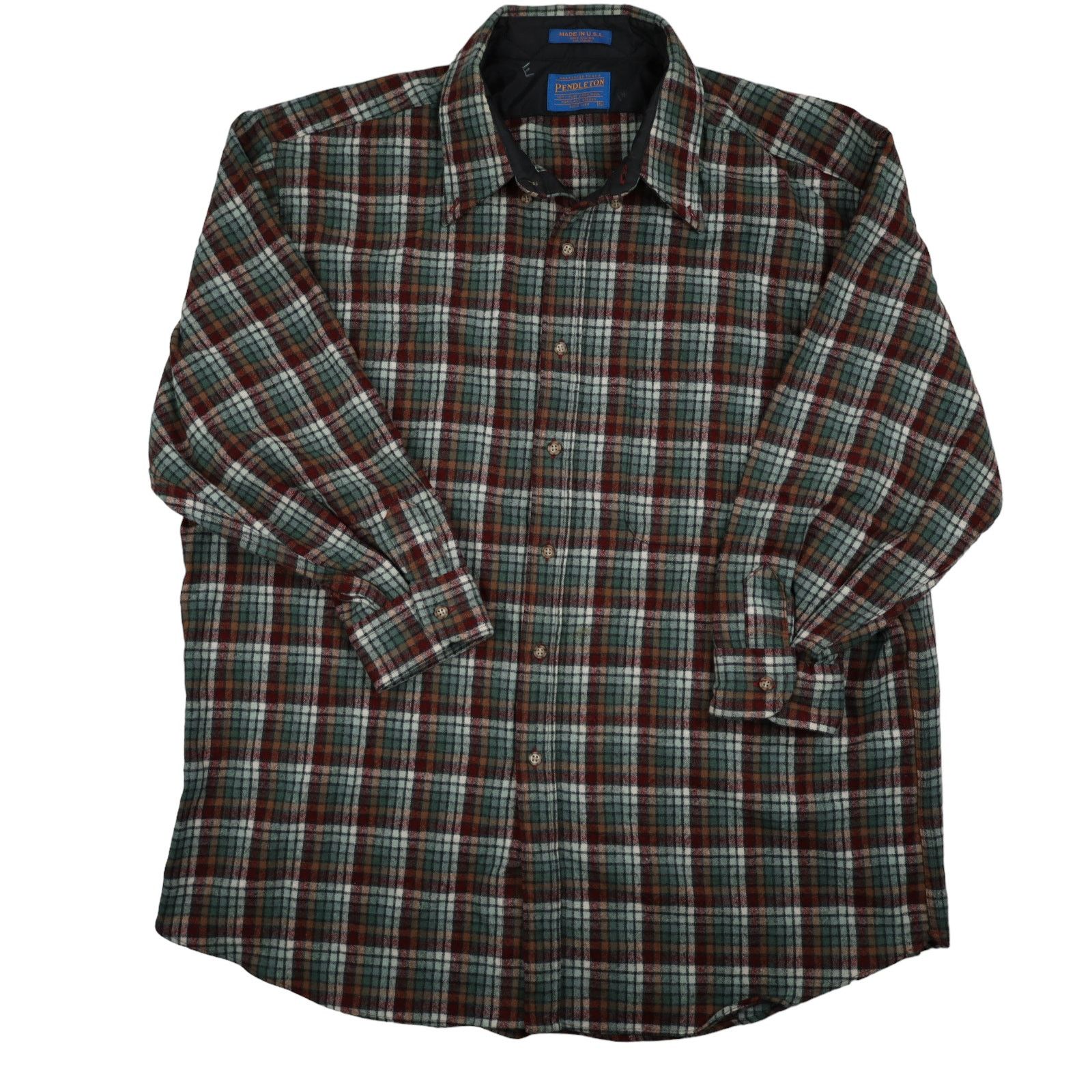Pendleton × Vintage Pendleton %100 Wool Button Down Shirt Size US XL / EU 56 / 4 - 1 Thumbnail