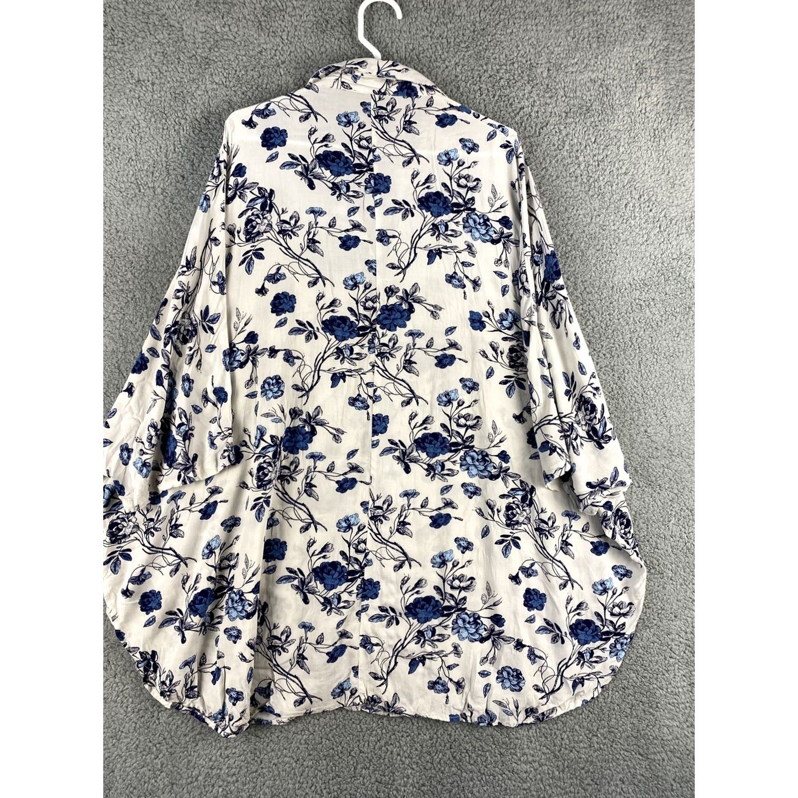 Vintage VINTAGE Anotah Women Floral T-Shirt Plus Size Casual Loose Blouse Summer 34-34 Womens Size XL / US 12-14 / IT 48-50 - 7 Thumbnail