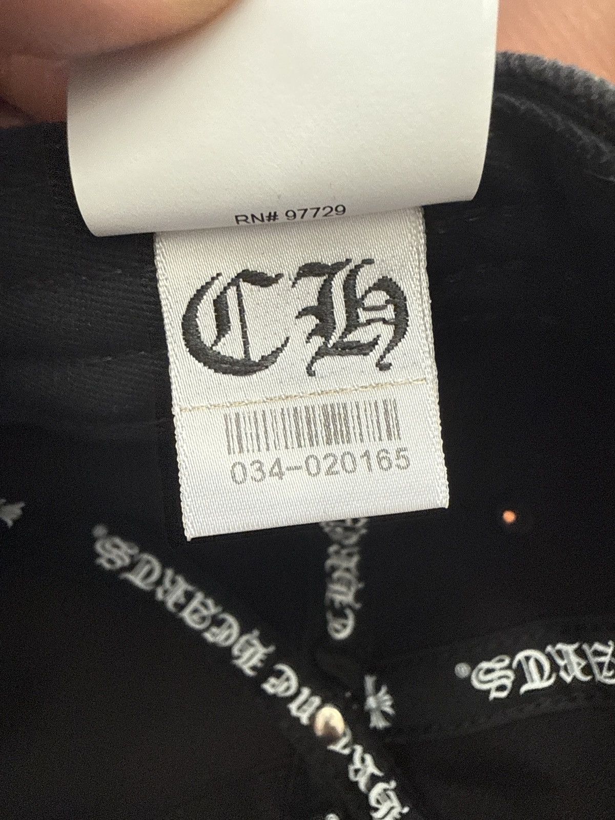 Chrome Hearts Chrome Hearts RS3 BaseBall Hat Size ONE SIZE - 9 Thumbnail