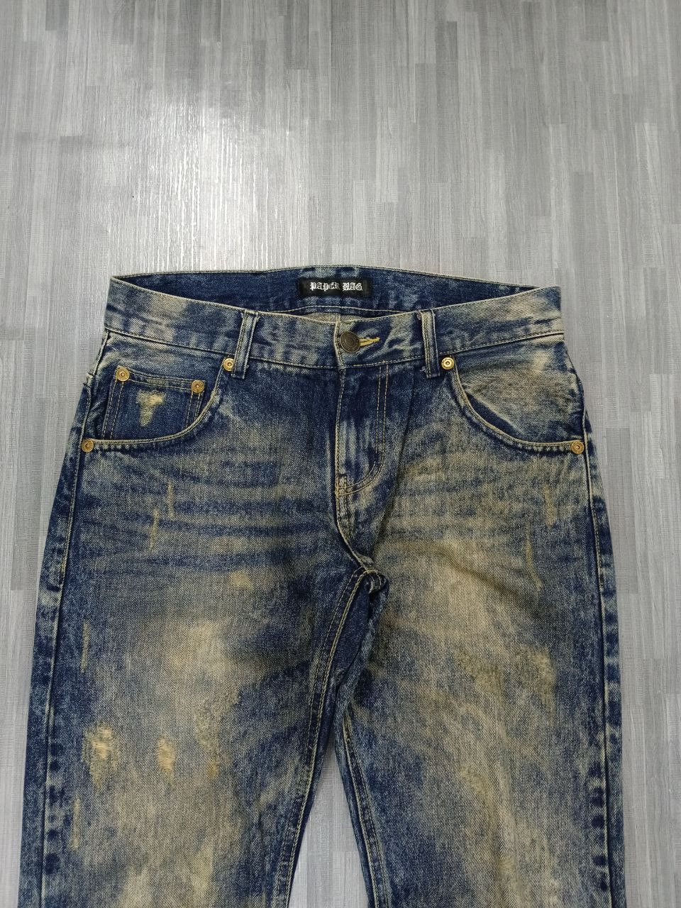 Rusty SICK RUSTY RIPED PAPER BAG DENIM PANTS Size US 31 - 4 Thumbnail