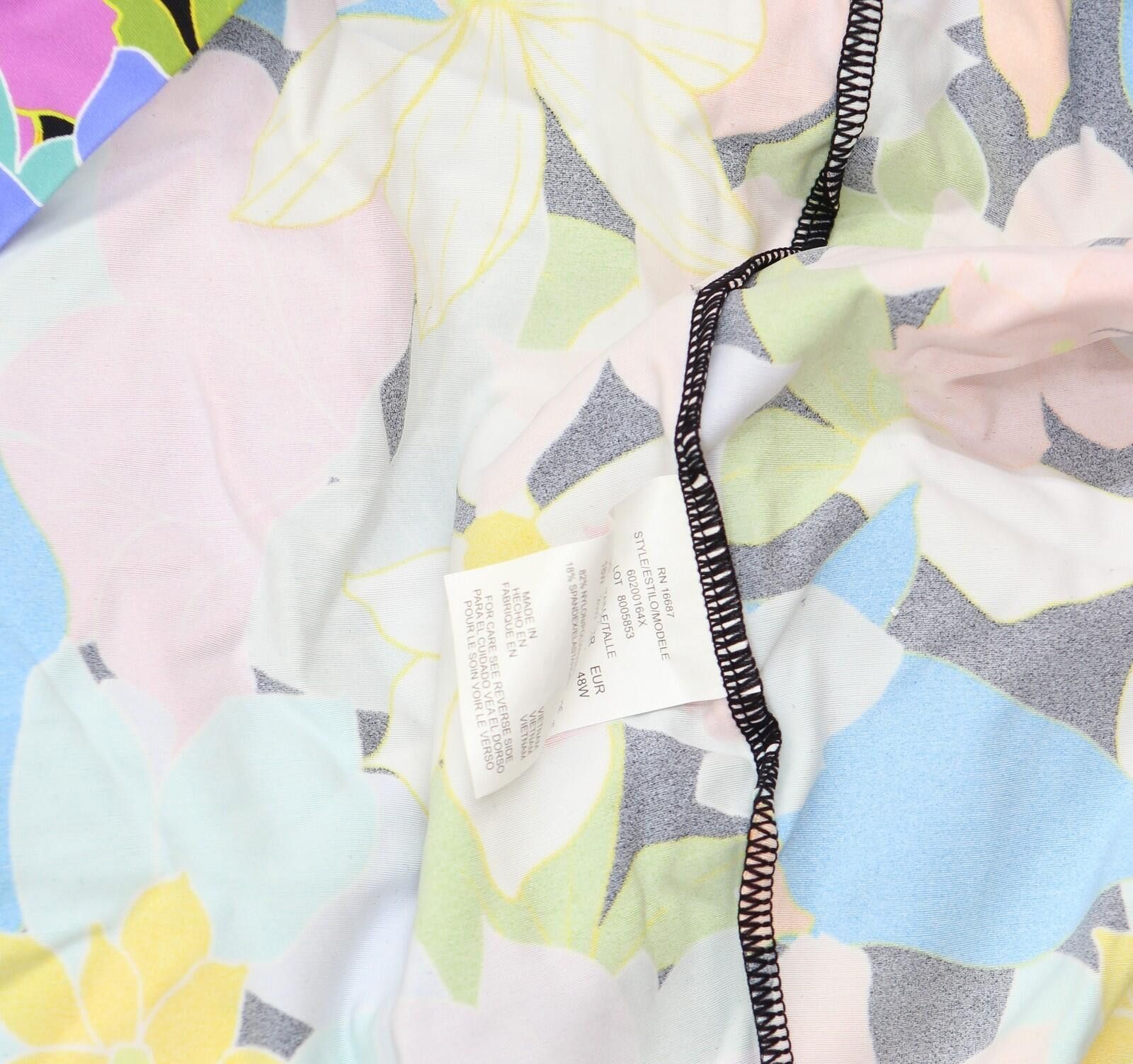 Other Nwt Swim Solutions Swim Top Floral Frenzy Multicolor 18w Size ONE SIZE - 5 Thumbnail