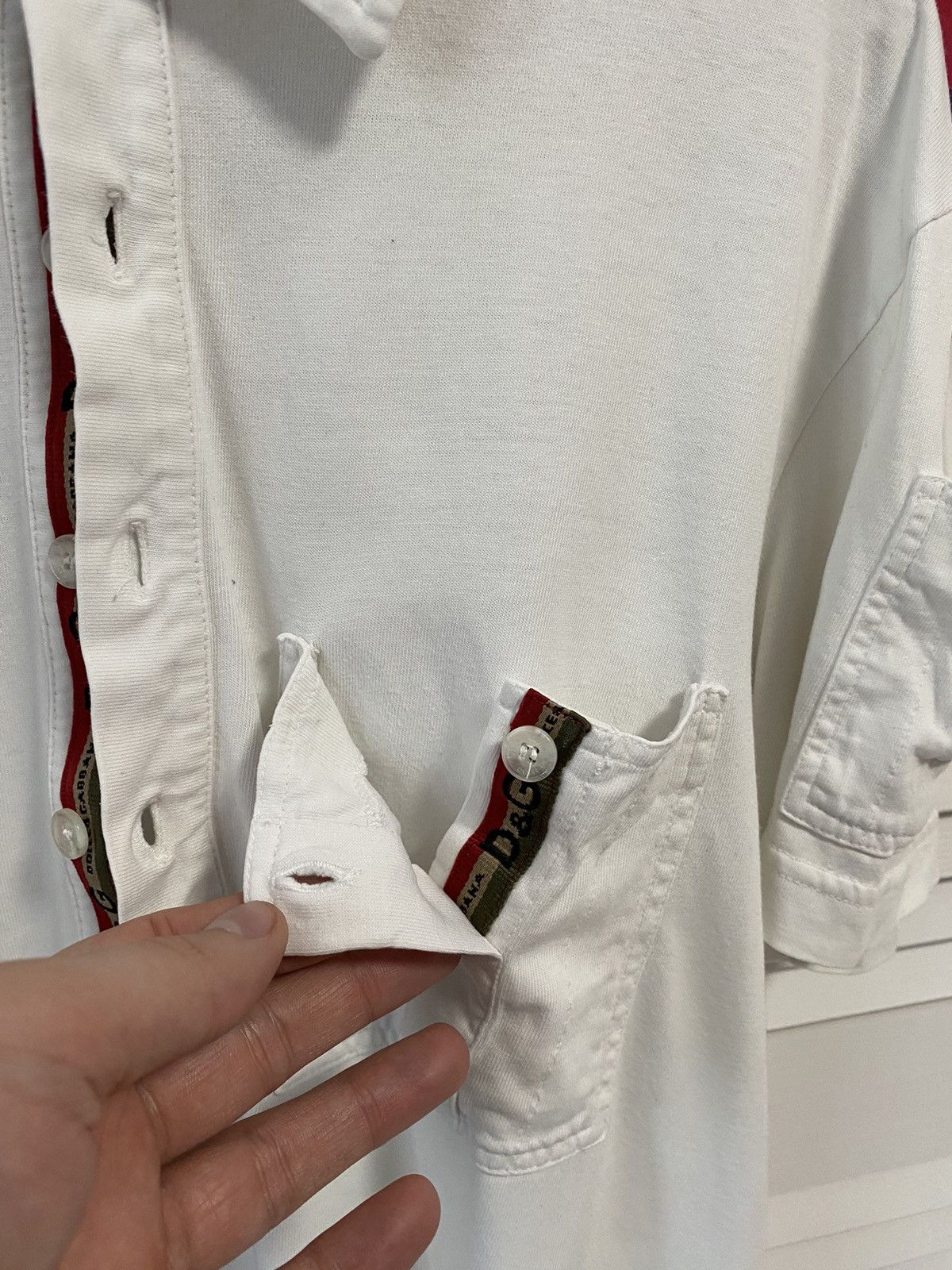 Dolce & Gabbana × Vintage Vintage Shirt Polo Dolce Gabbana Multi pocket Monogrammed Size US M / EU 48-50 / 2 - 7 Thumbnail