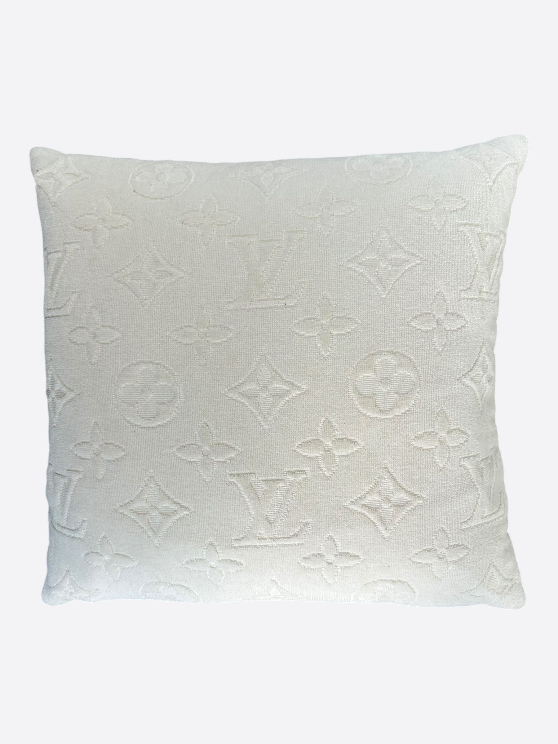 Louis Vuitton Louis Vuitton Beige Monogram Pillow Size ONE SIZE - 2 Thumbnail