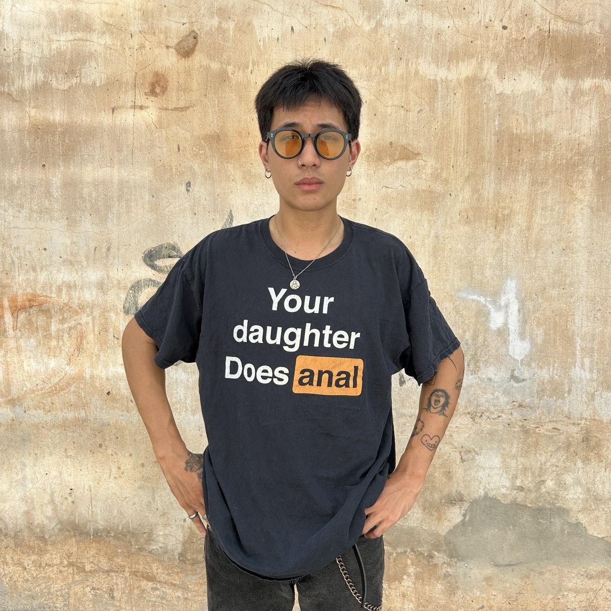 Vintage 2000s Your Daughter Does Anal Size US XL / EU 56 / 4 - 5 Thumbnail