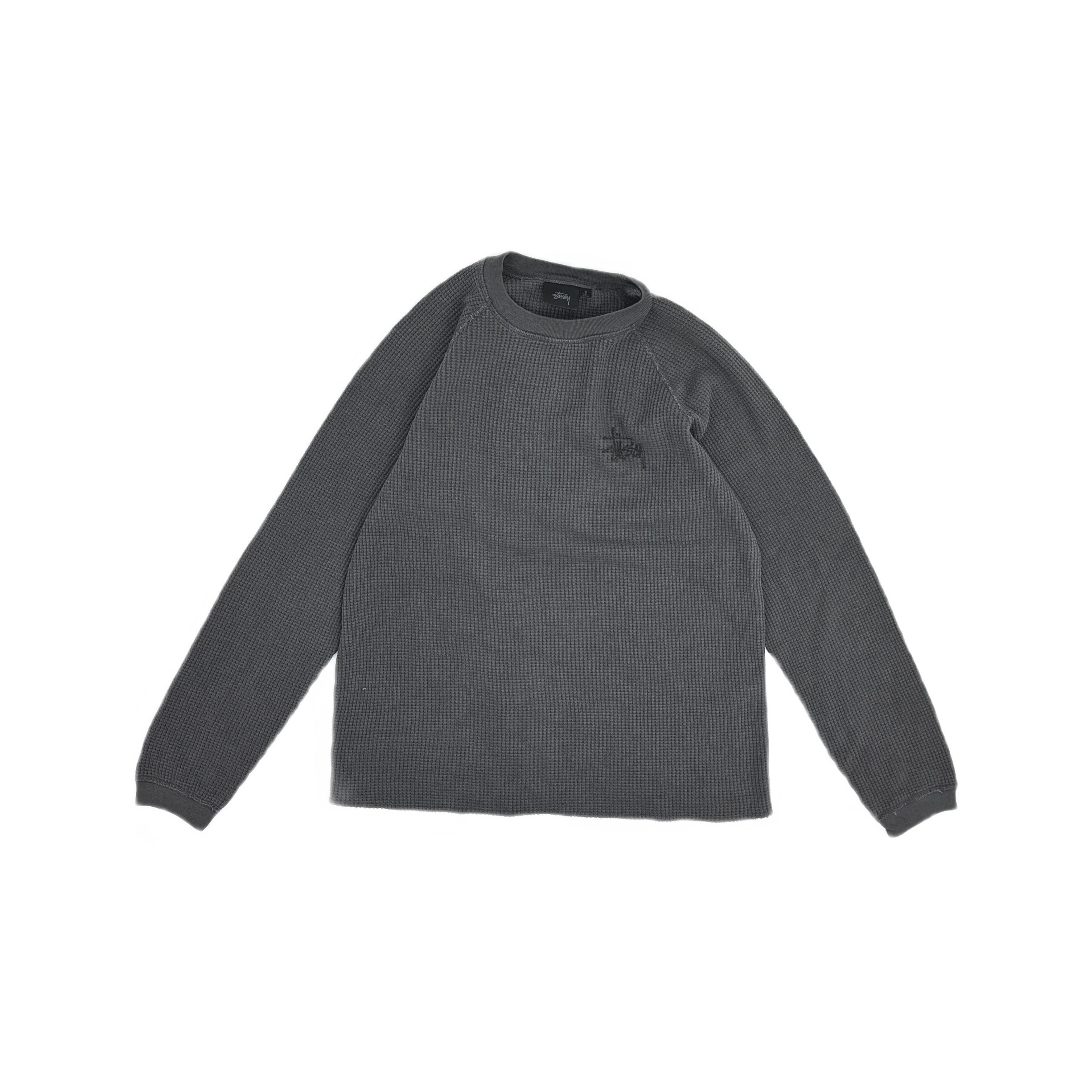 Stussy Stüssy Waffle Logo Long Sleeve T-Shirt Size S Size US S / EU 44-46 / 1 - 1 Thumbnail