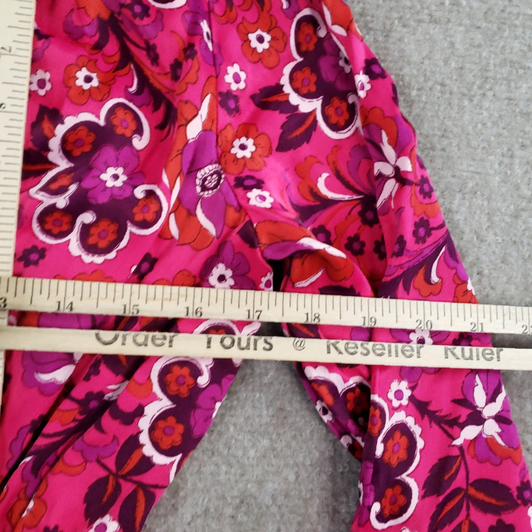 Vintage Maeve Dress Women Small Pink Floral Long Sleeve Mini Wrap Size S / US 4 / IT 40 - 3 Thumbnail