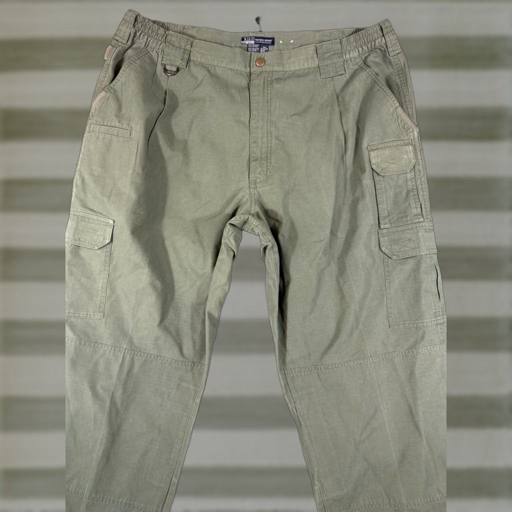 Vintage 5.11 Tactical Pro Series Cargo Pants Mens 42X36 Green Outdoor Utility Pockets Size US 42 / EU 58 - 1 Thumbnail
