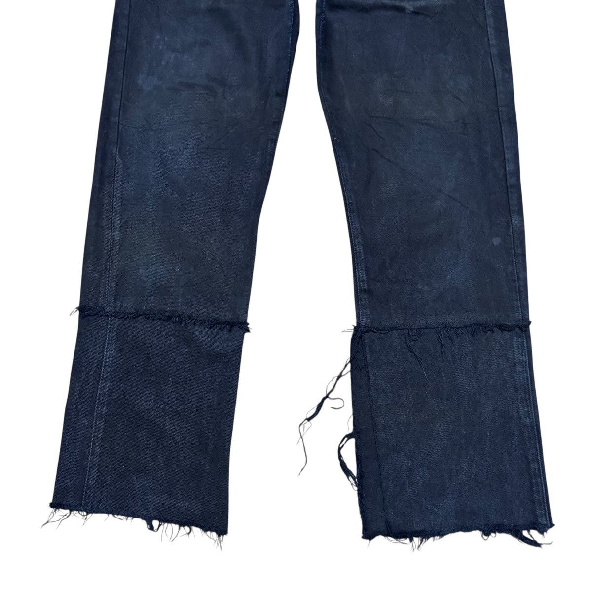 Beams Japan × Levi's Remake By AND TEMA Levis 501 Black Denim Jeans Open Leg Size US 36 / EU 52 - 7 Thumbnail