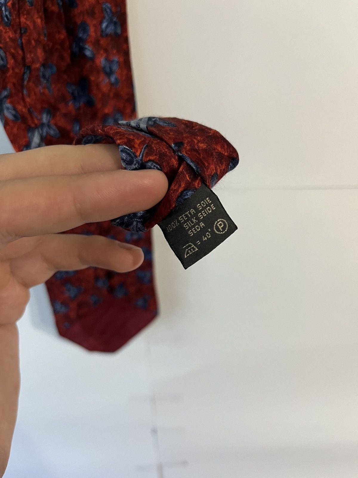 Ermenegildo Zegna Ermenegildo Zegna Luxury Classic Floral Silk Tie Size ONE SIZE - 7 Thumbnail