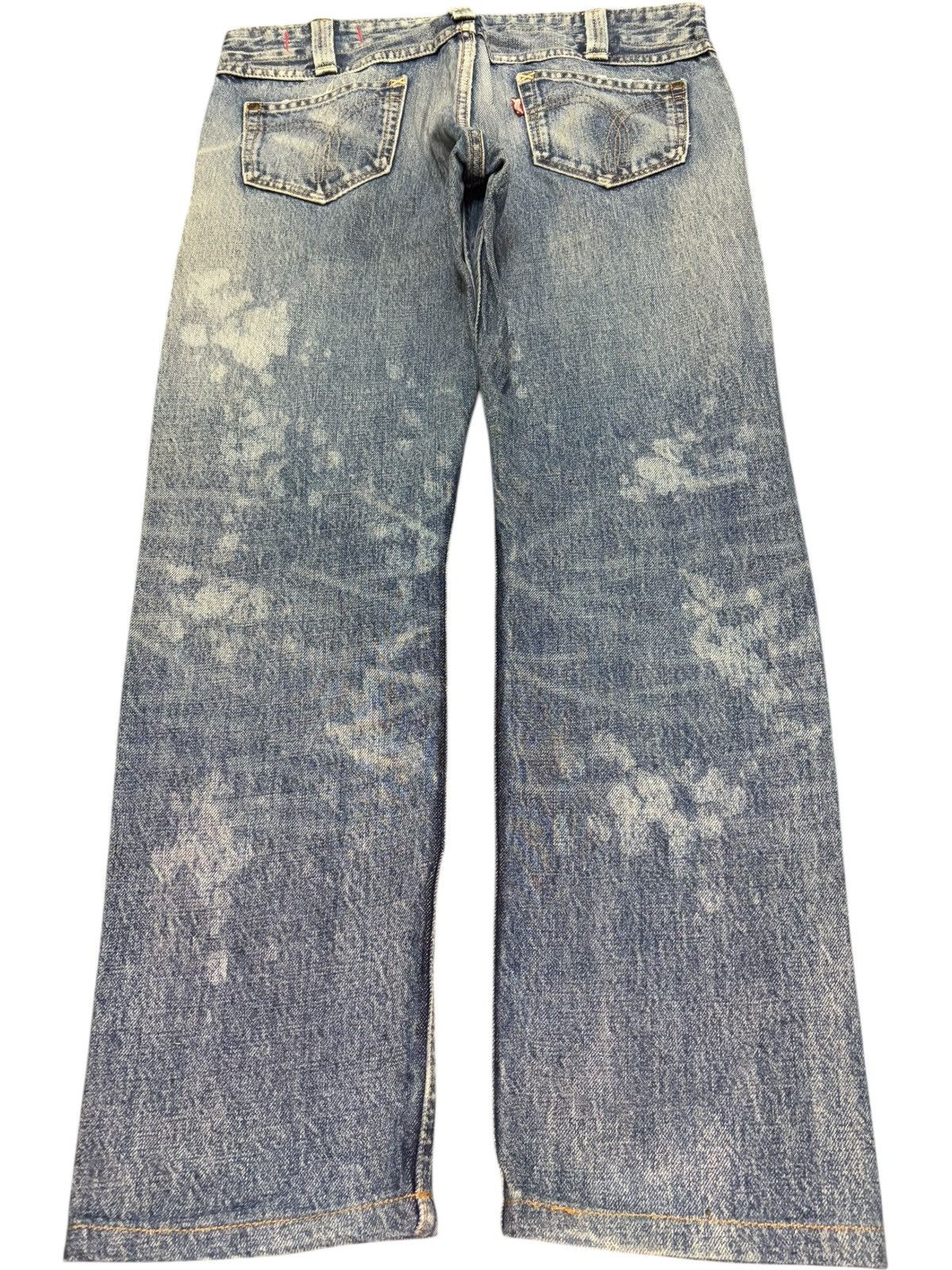 Dsquared2 Vintage Japanese Rna Faded Wash Distressed Jeans Size 31" - 2 Thumbnail