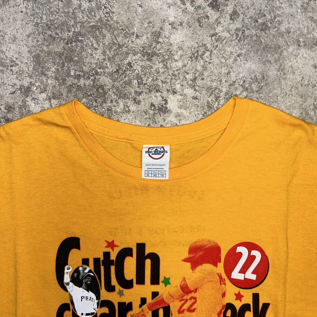 Delta 2015 Delta Andrew McCutchen “Cutch” Yellow T-Shirt Size US XL / EU 56 / 4 - 3 Thumbnail