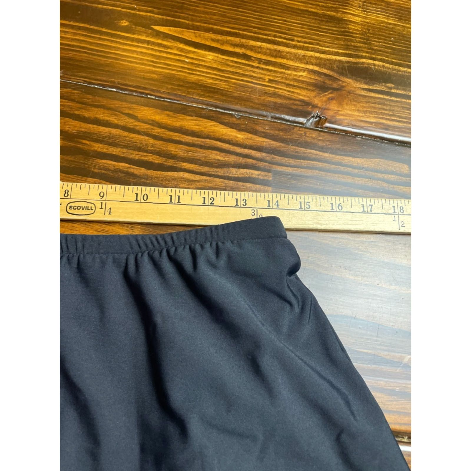 Swims VINTAGE Trimshaper Skirt Women Size 14 Black Swim Skirt Bottom Womens 14 Black Swim Skirt Size 36" / US 14 / IT 50 - 5 Thumbnail