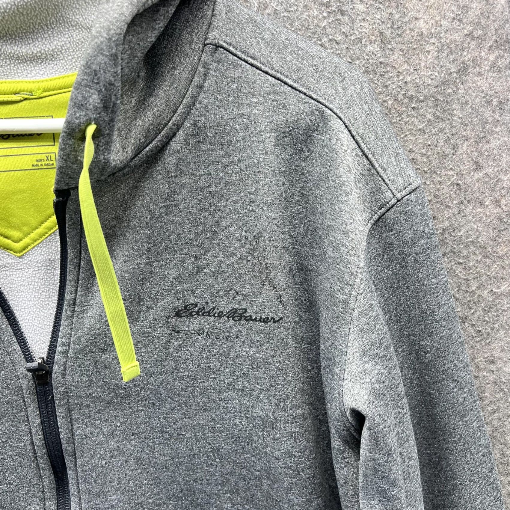 Eddie Bauer Eddie Bauer Hoodie Mens XL Gray Outdoor Full Zip Fleece Sweatshirt Logo Size US XL / EU 56 / 4 - 5 Thumbnail