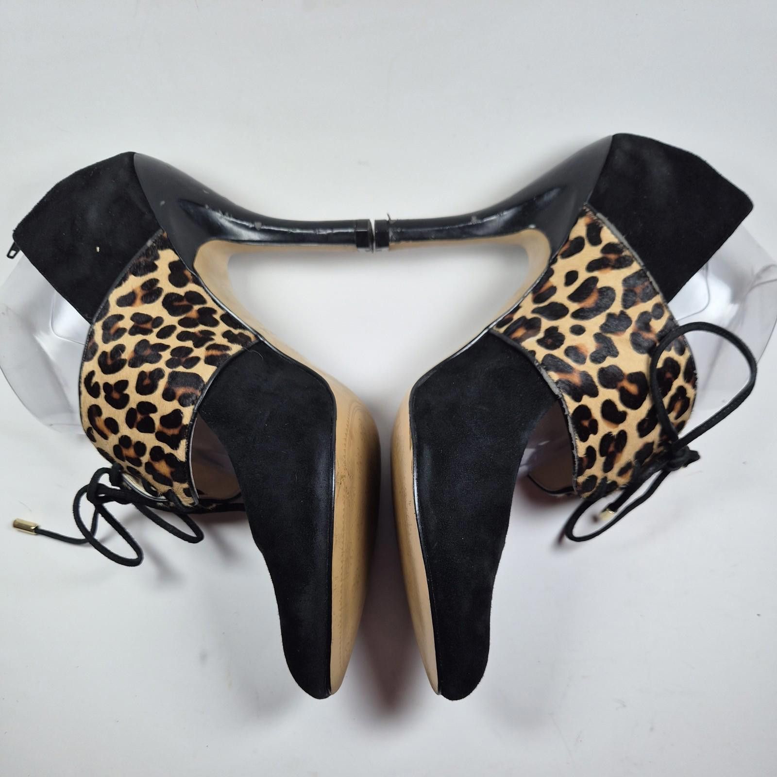 Stone Island Isola Pumps Heels Shoes 10 Leopard Isabel Black Opals Suede Size US 10 / IT 40 - 3 Thumbnail