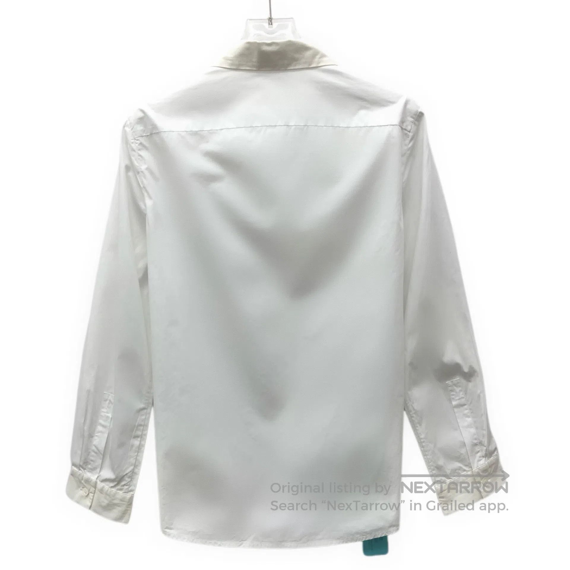 Miu Miu Miu Miu White collar diamond-studded design cotton collar Size XS / US 0-2 / IT 36-38 - 2 Thumbnail