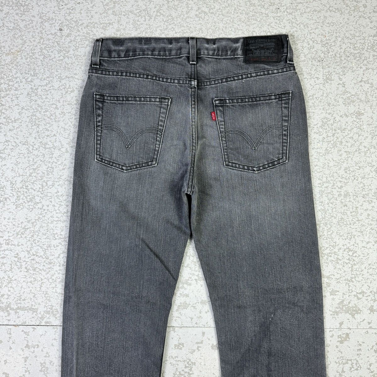 Levi's Levis 514 Washed Black Slim Straight Jean Size US 30 / EU 46 - 8 Thumbnail