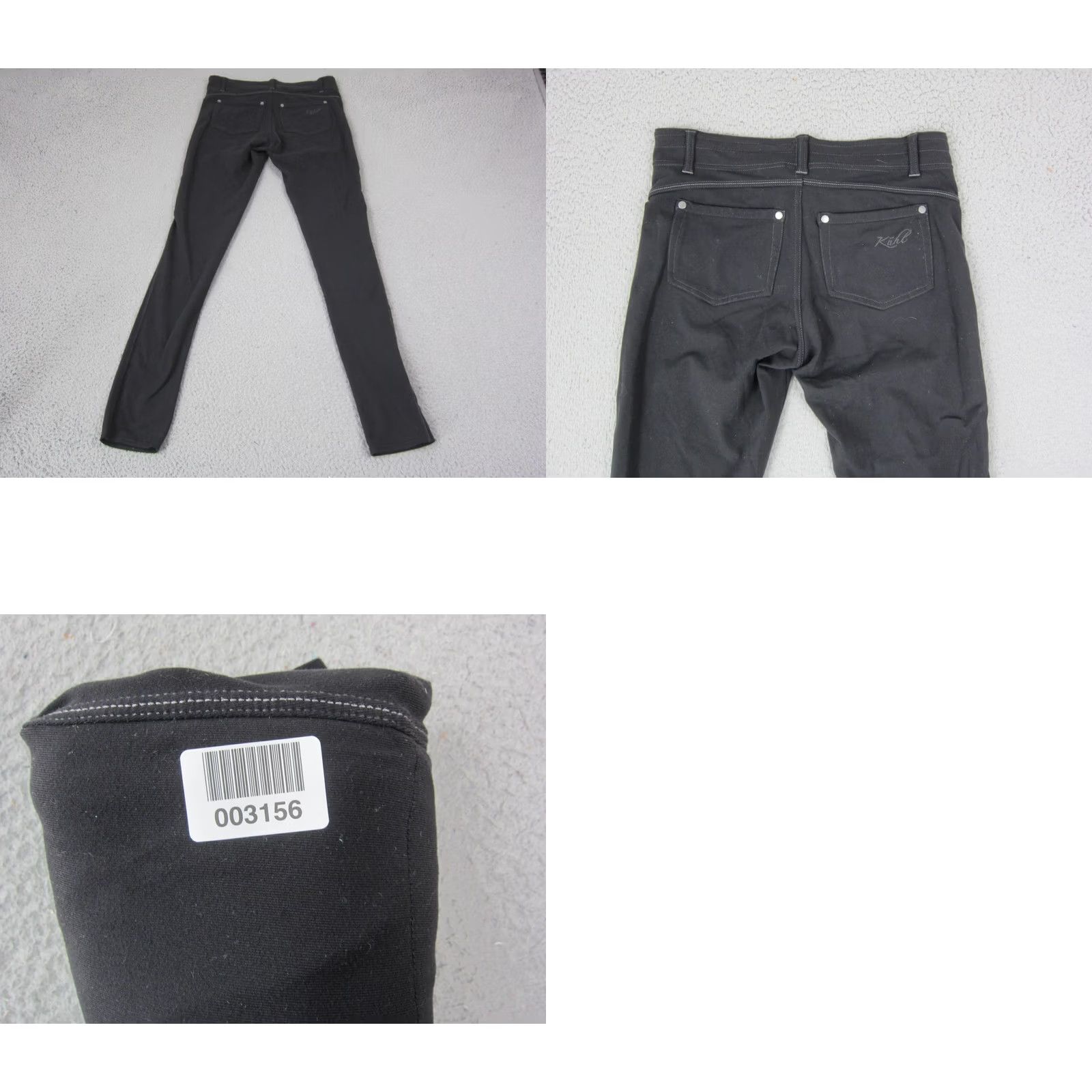 Vintage KUHL Pants Womens 4 Reg Black Mova Skinny Stretch Hiking Outdoors Pull On Casual Size 27" / US 4 / IT 40 - 9 Thumbnail