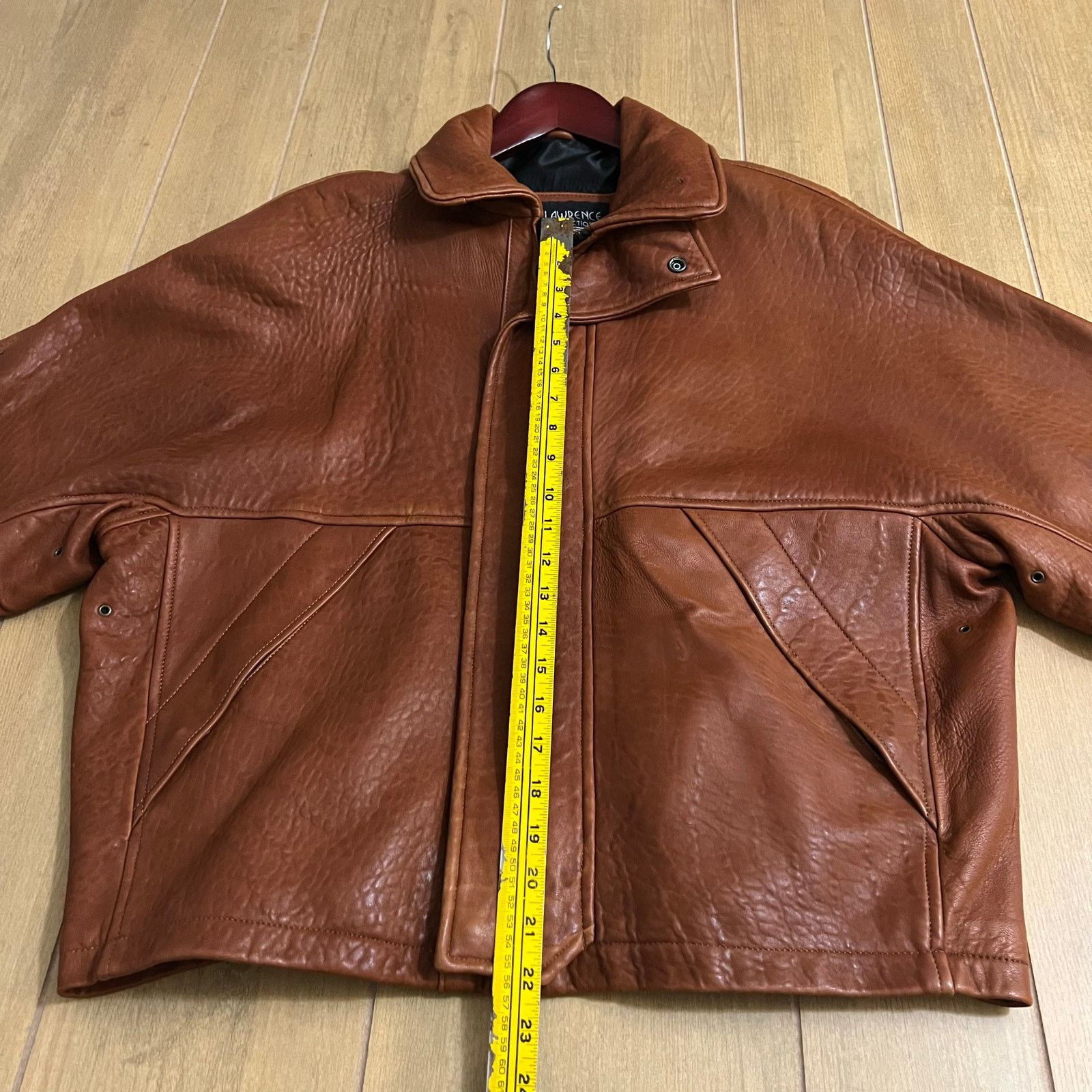 Vintage Michael Lawrence Signature Brown Leather Jacket USA Sz M 90s Size US M / EU 48-50 / 2 - 6 Thumbnail