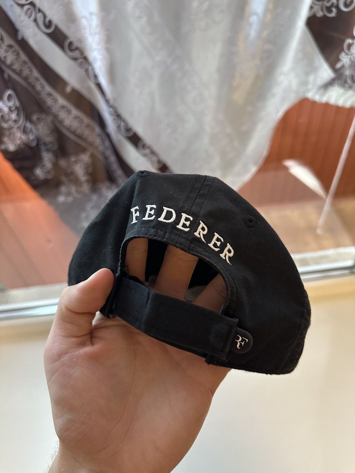 Nike Vintage Nike Roger Federer Cap Hat Tennis Big Logo Size ONE SIZE - 4 Thumbnail