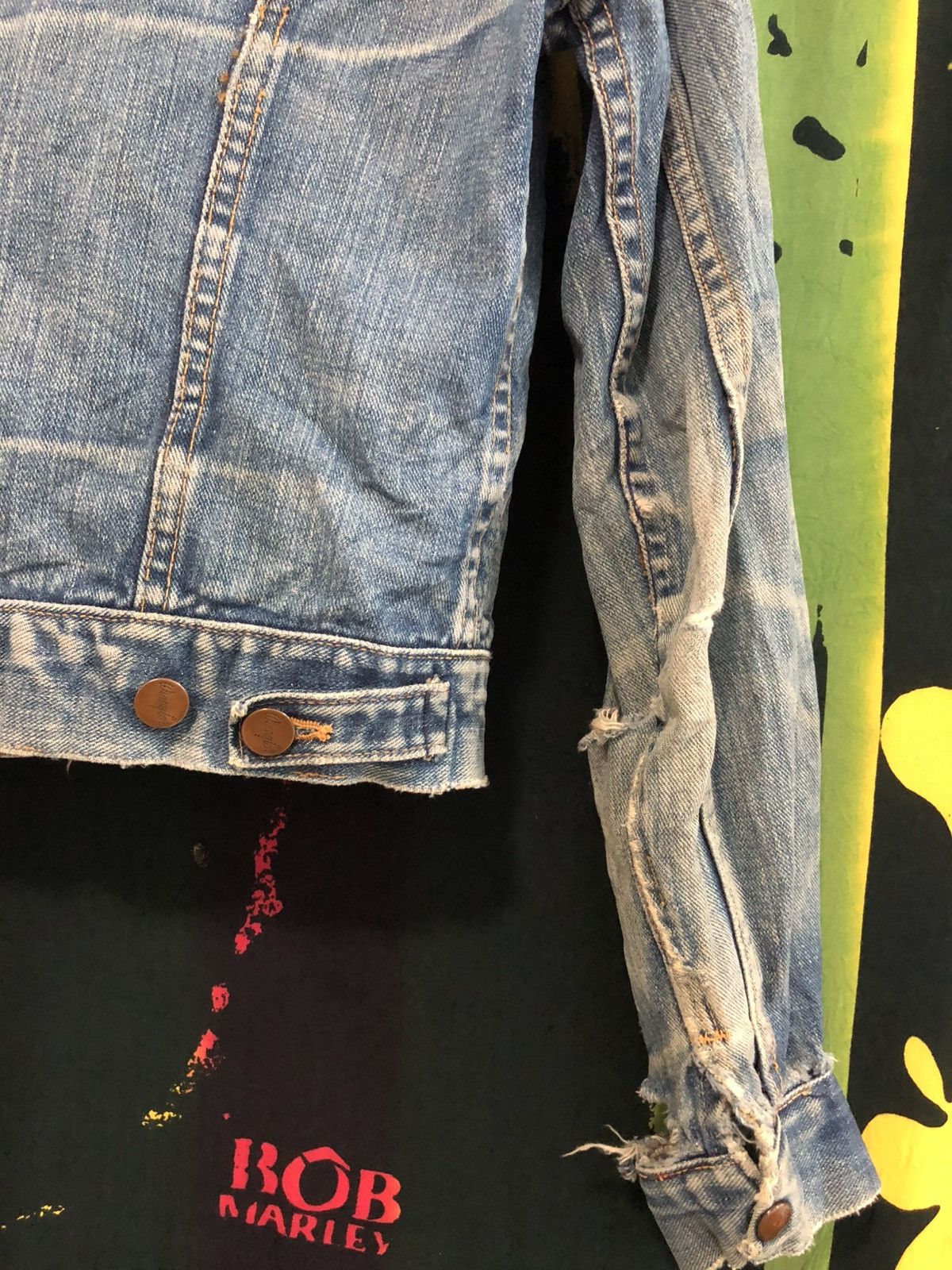 Vintage × Wrangler True vintage 70’s wrangler selvedge distressed denim Size US S / EU 44-46 / 1 - 10 Thumbnail