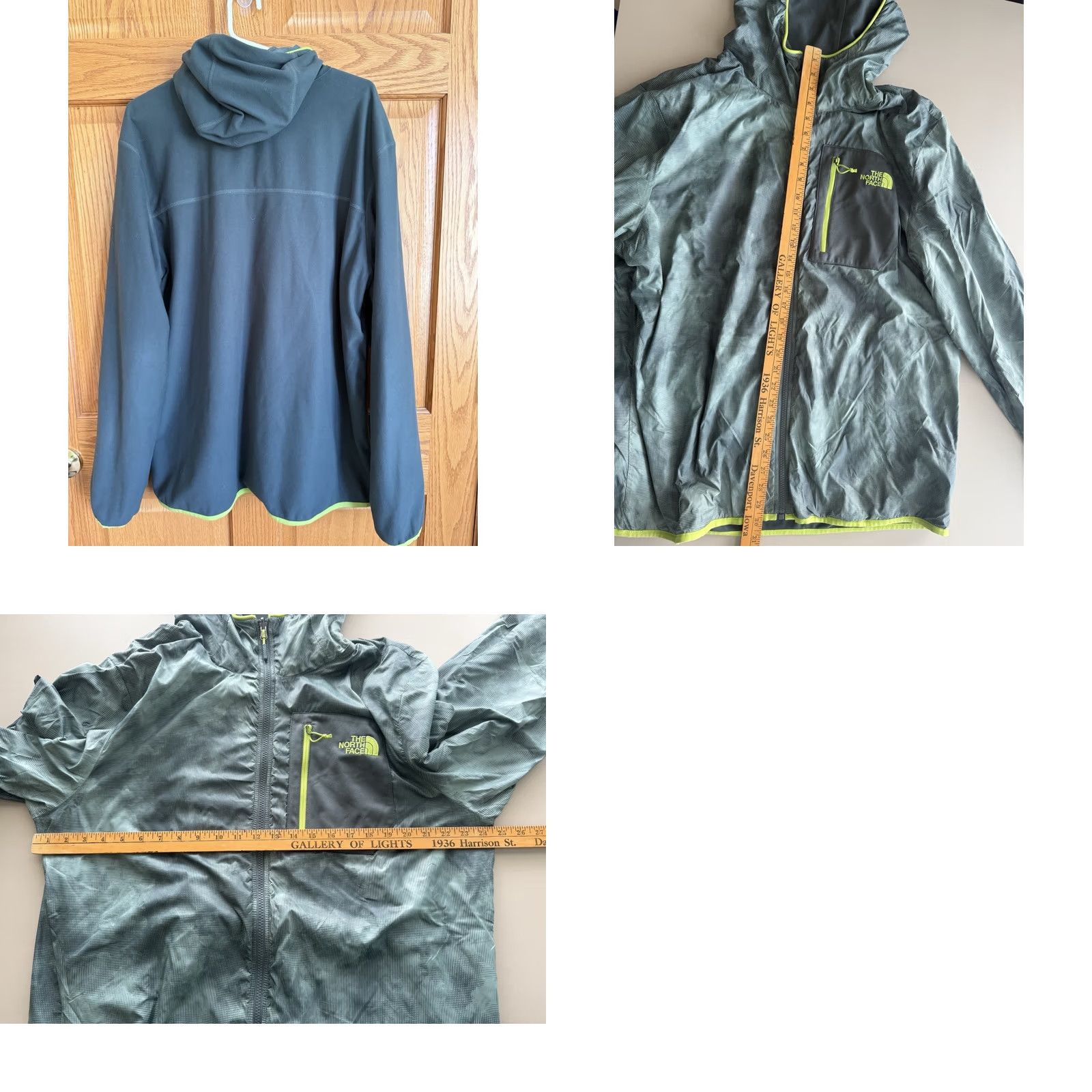 The North Face The North Face Mens L Green Nylon Reversible Full Zip Jacket Lightweight Outdoor Travel Puffer Jacket Mens Size US L / EU 52-54 / 3 - 8 Thumbnail