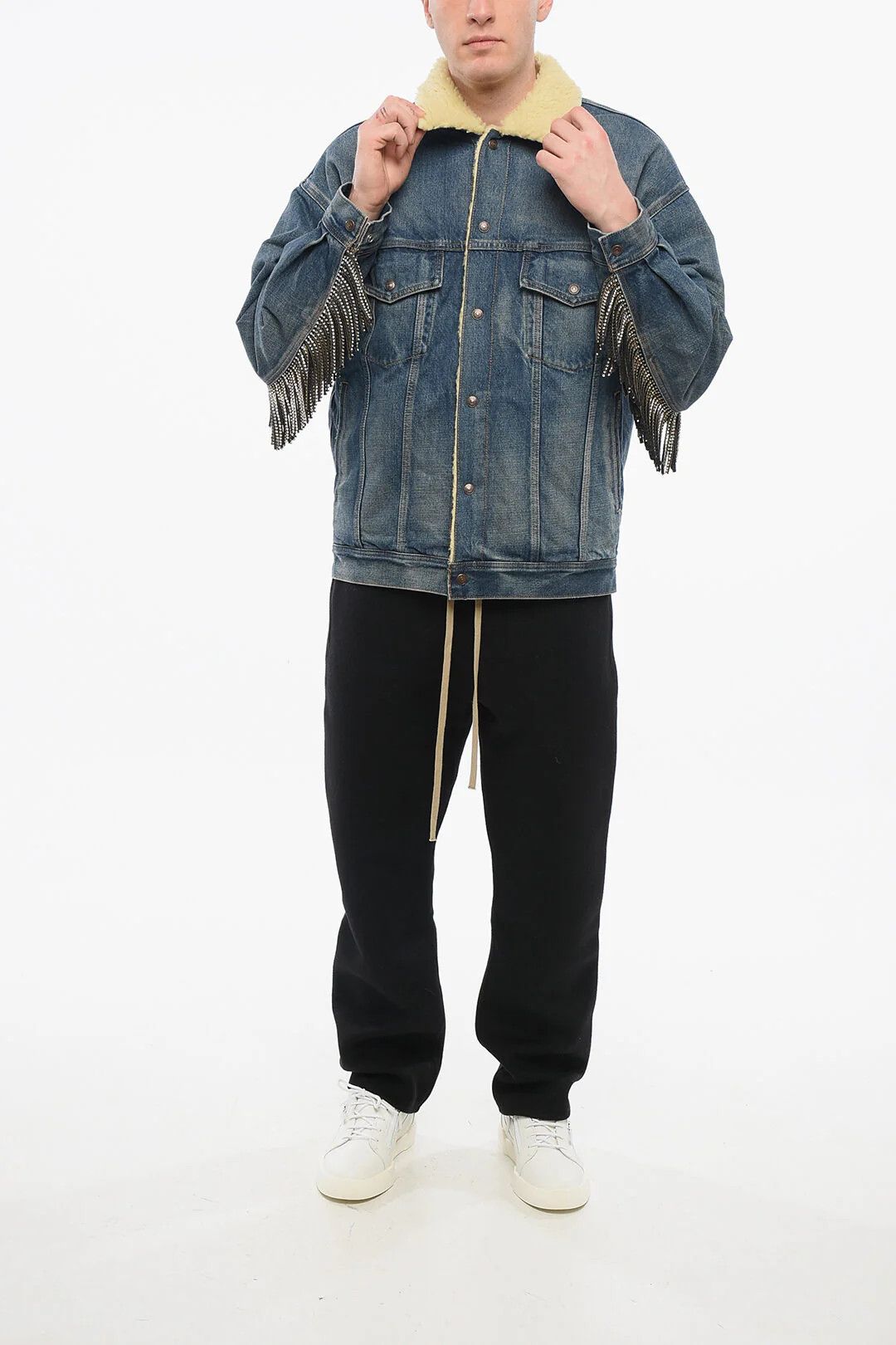 Celine og1mm0426 Denim Jacket in Light Blue Size US S / EU 44-46 / 1 - 4 Thumbnail