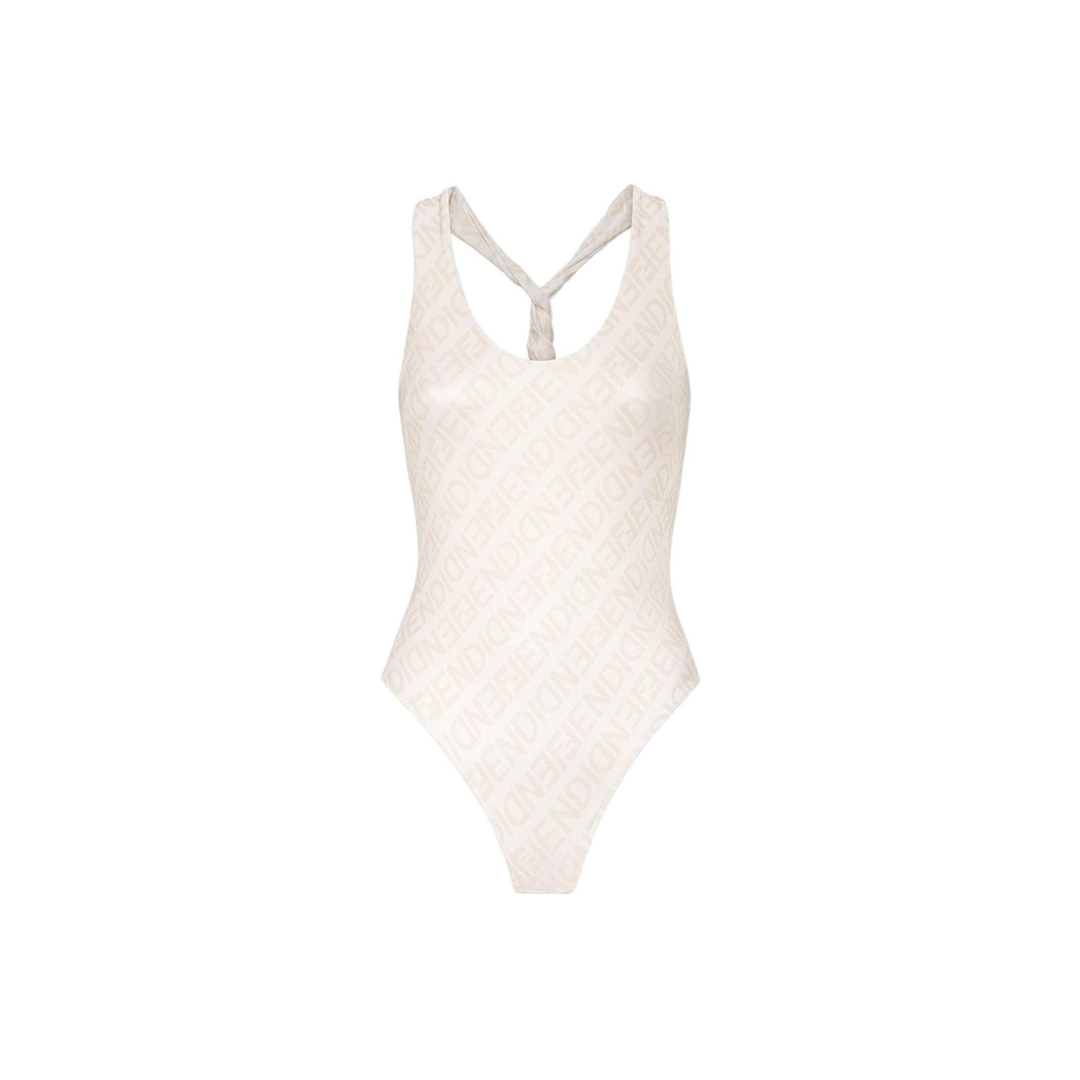 Fendi Fendi FF Monogram One Piece Swimsuit Size IT 40 Size S / US 4 / IT 40 - 1 Thumbnail