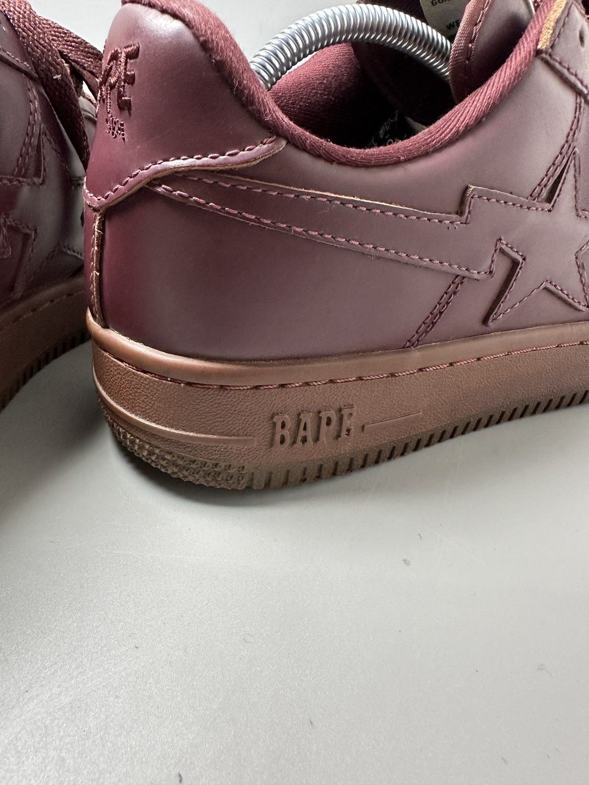 Bape Glass Leather Bapesta Size US 9.5 / EU 42-43 - 13 Thumbnail