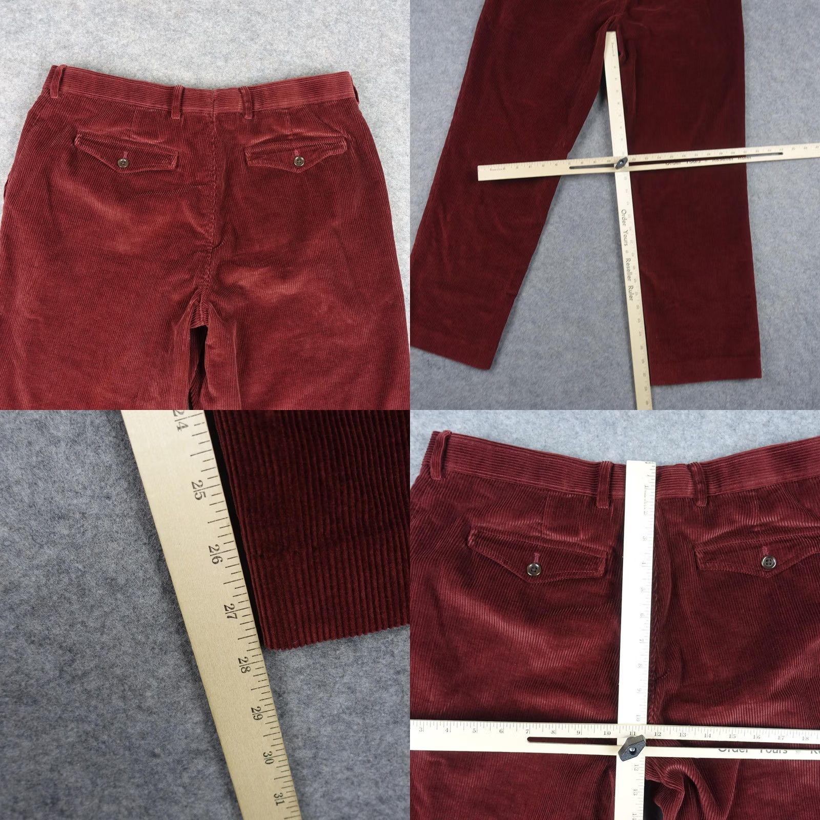 Lands' End Lands' End Pants Mens 34x28 Red Corduroy Traditional Fit Chino Casual VTG Size US 34 / EU 50 - 8 Thumbnail