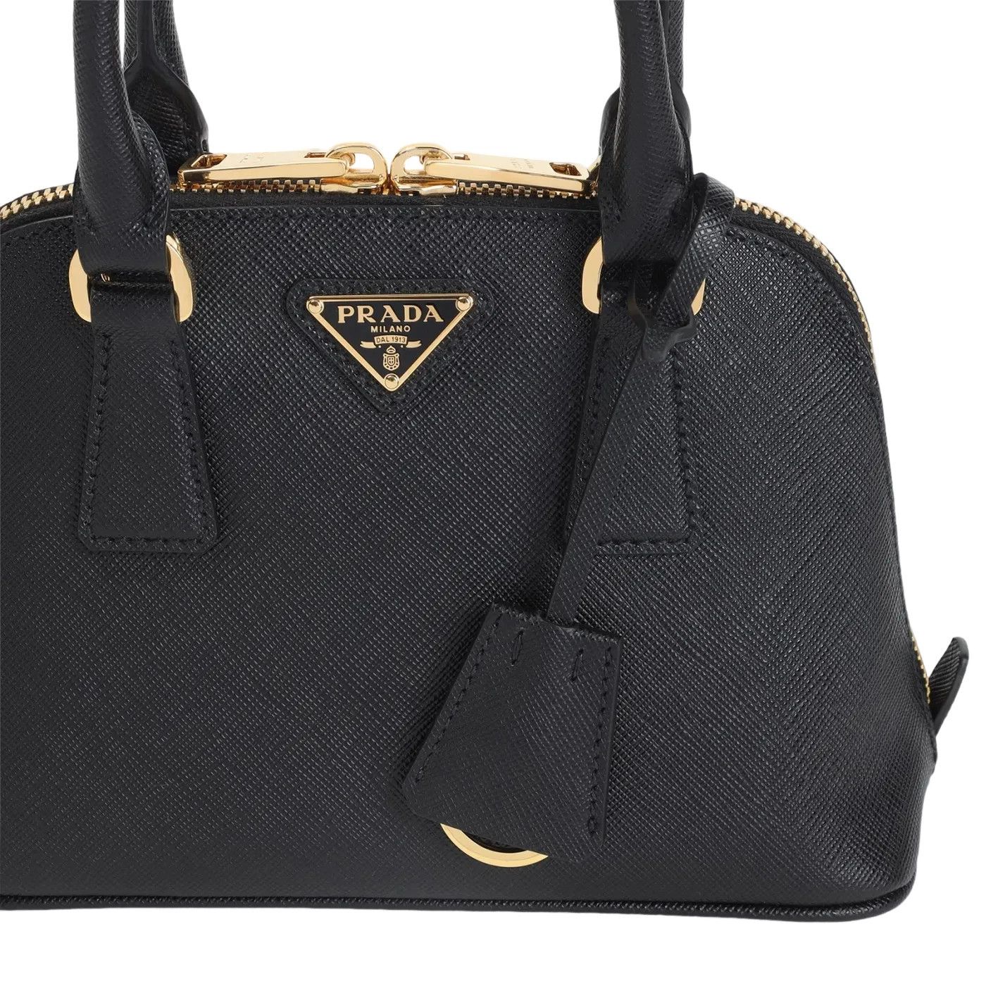 Prada PRADA Black Saffiano Leather Top Handle Bag New & Authentic Size ONE SIZE - 3 Thumbnail