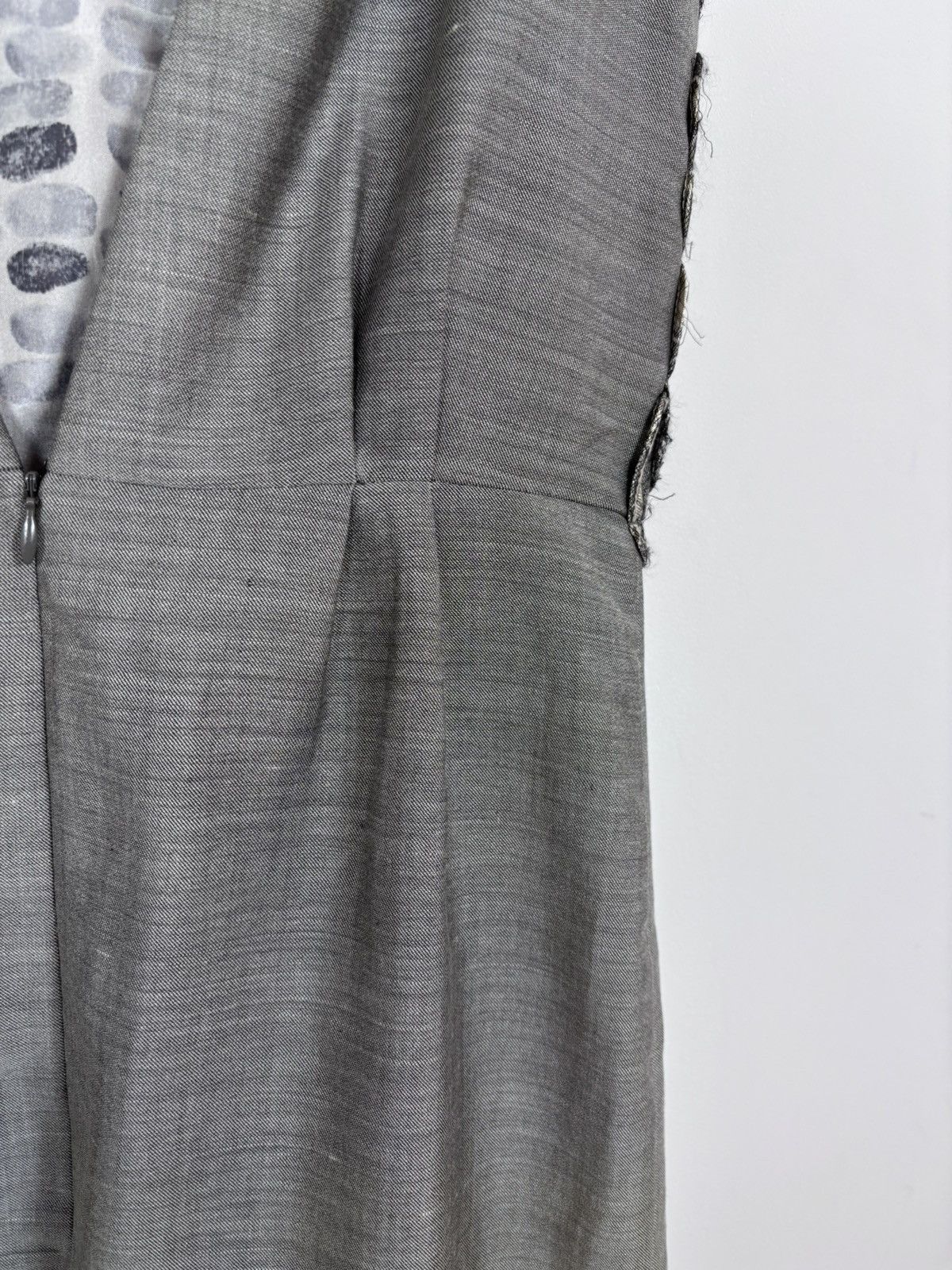 Lela Rose Lela Rose NWT Smokey Grey Embroidered Lace Overlay Dress Size M / US 6-8 / IT 42-44 - 20 Thumbnail