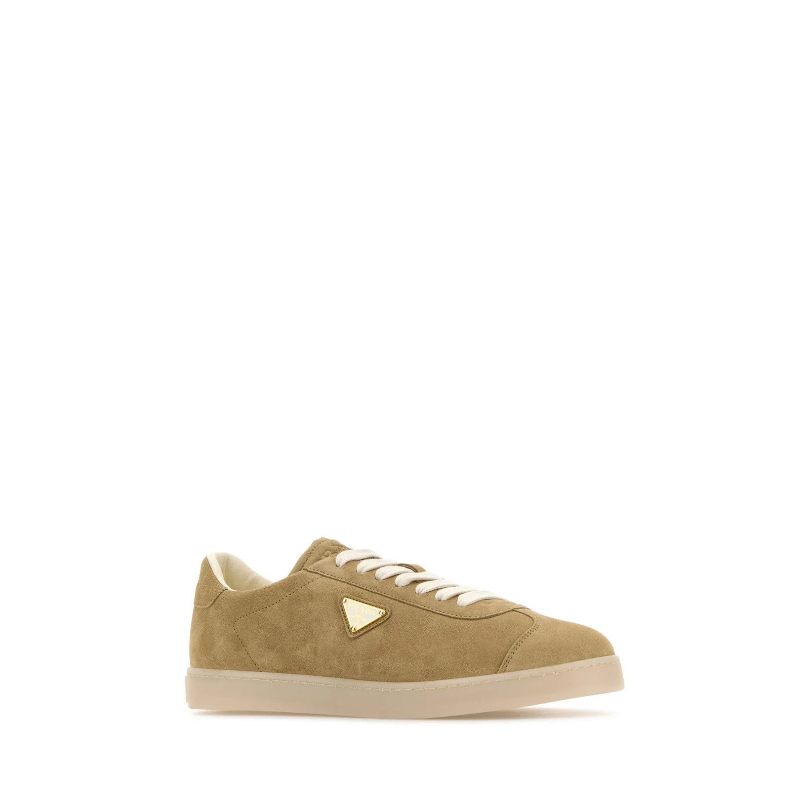 Prada PRADA Beige Suede Sneakers New And Authentic (Men's size:7;) Size US 7 / EU 40 - 2 Thumbnail