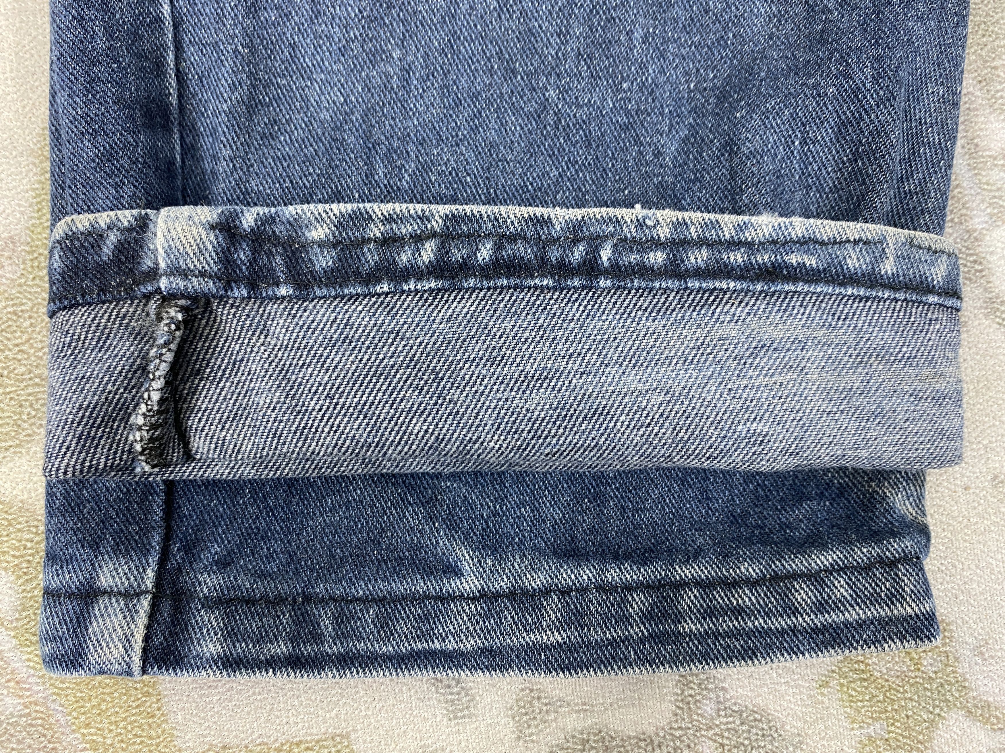 Levi's Blue Distressed Vintage Levi's USA 32x26.5 Denim -JN1299 Size US 32 / EU 48 - 13 Thumbnail
