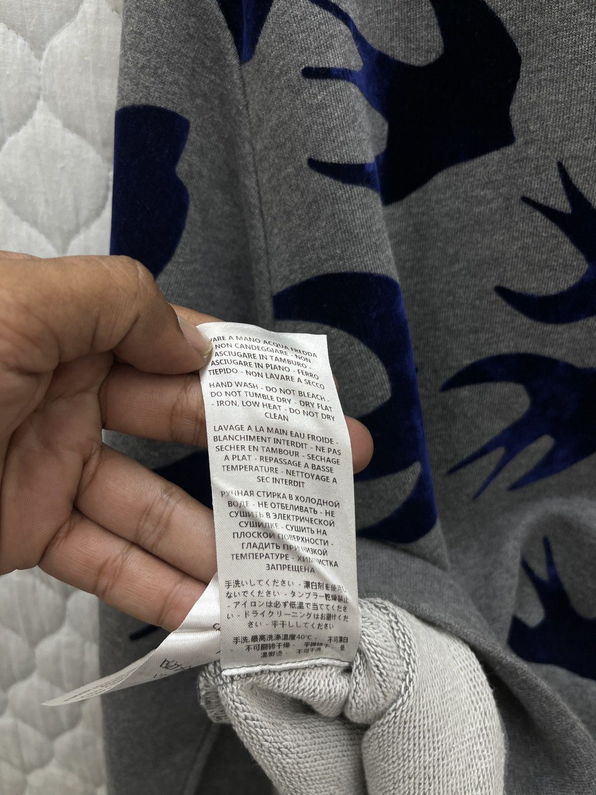Alexander McQueen 🔥STEALS🔥 MCQ SWEATSHIRT SWALLOW PRINT Size US XS / EU 42 / 0 - 11 Thumbnail