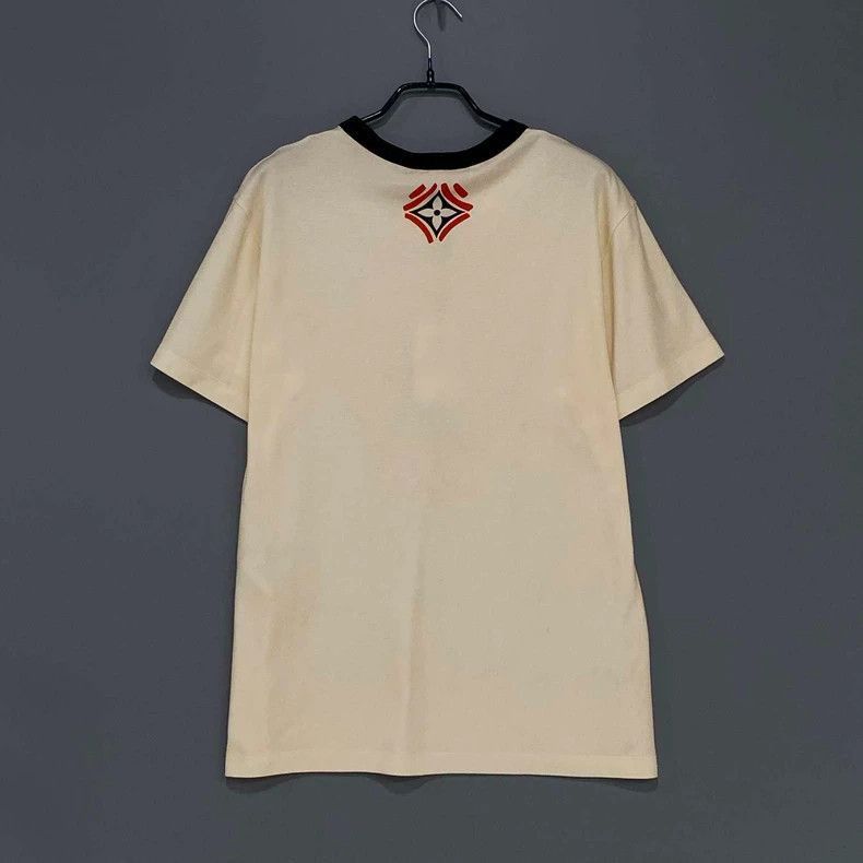 Louis Vuitton Louis Vuitton Beige Big Logo T-shirt-2505 Size US XL / EU 56 / 4 - 3 Thumbnail