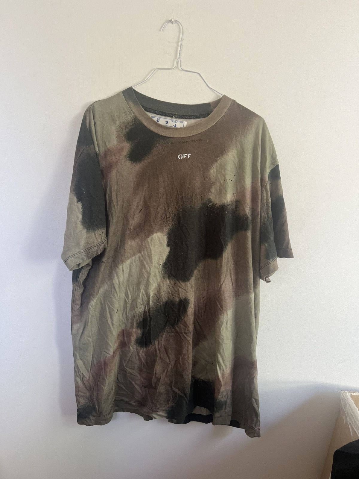 Off-White Off white camouflage TEE Size US XL / EU 56 / 4 - 3 Thumbnail
