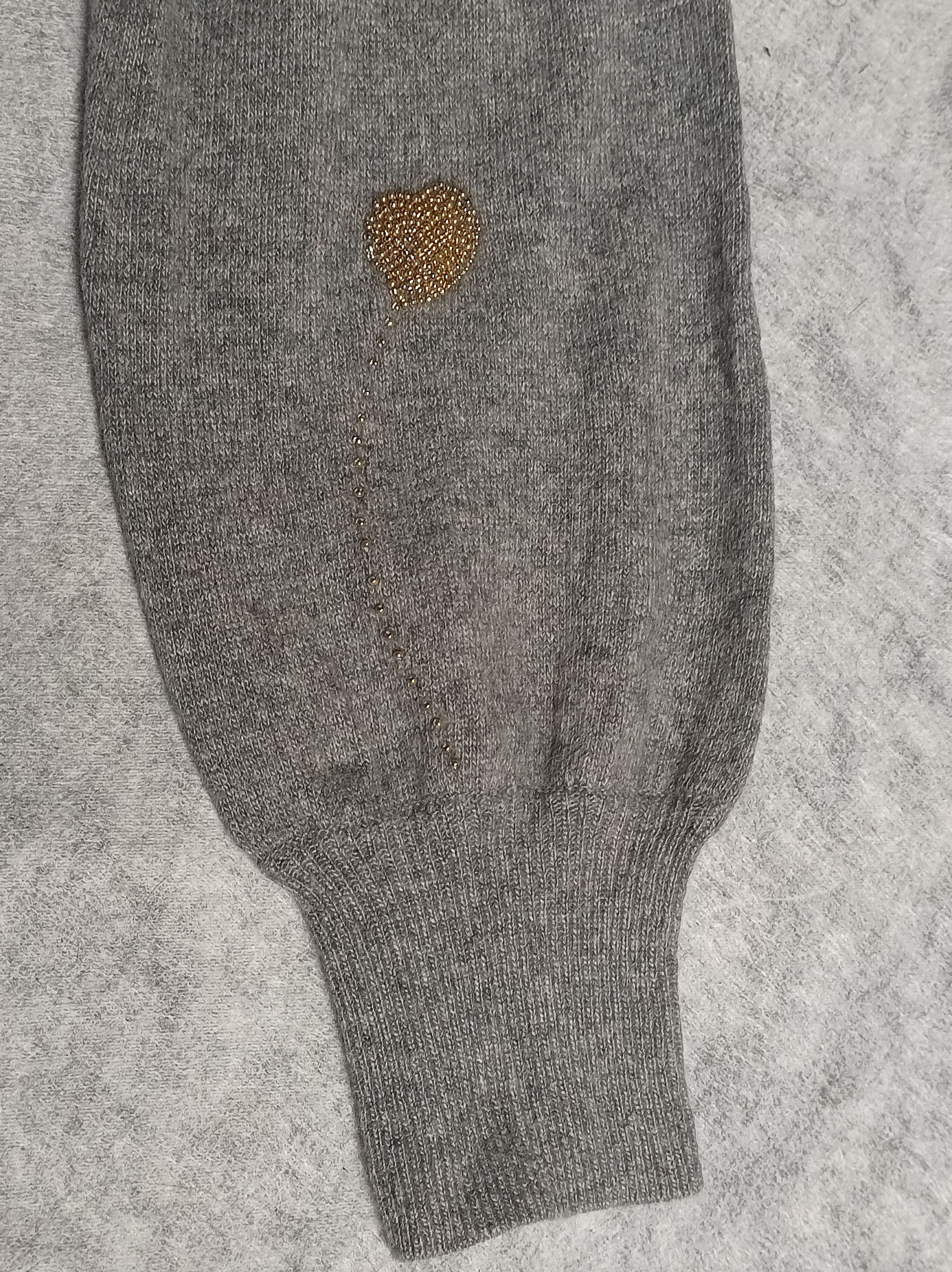 Tsumori Chisato Tsumori Chisato Gray Wool Cashmere Bead Size M / US 6-8 / IT 42-44 - 6 Thumbnail
