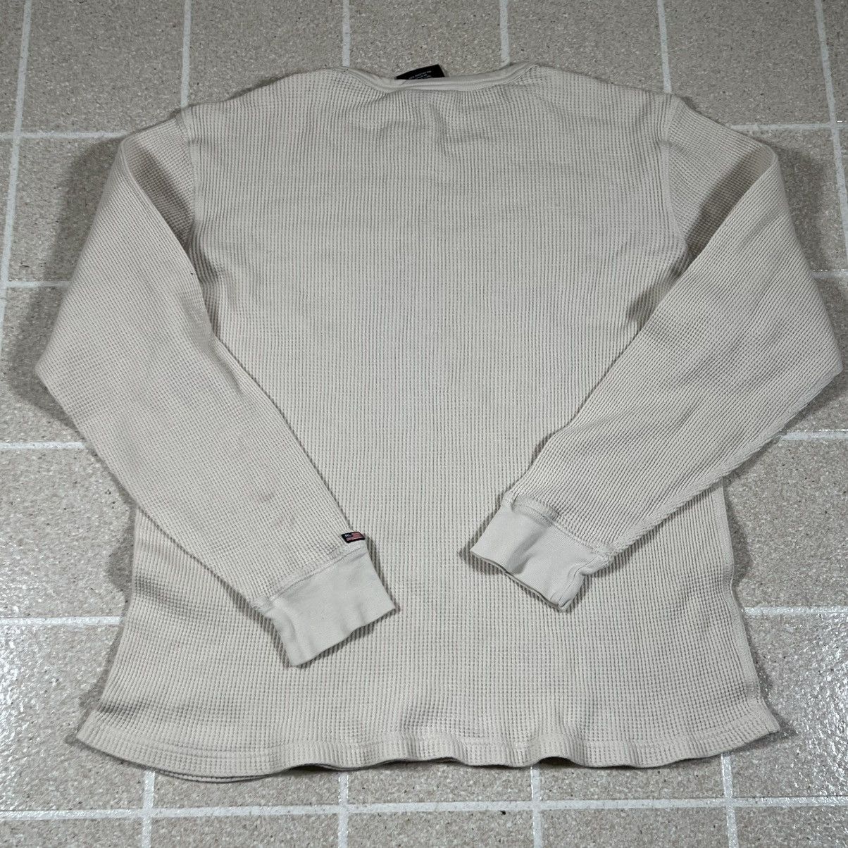 Polo Ralph Lauren Vtg Polo Jeans Co Ralph Lauren Shirt Waffle Knit Thermal Size US XL / EU 56 / 4 - 3 Thumbnail