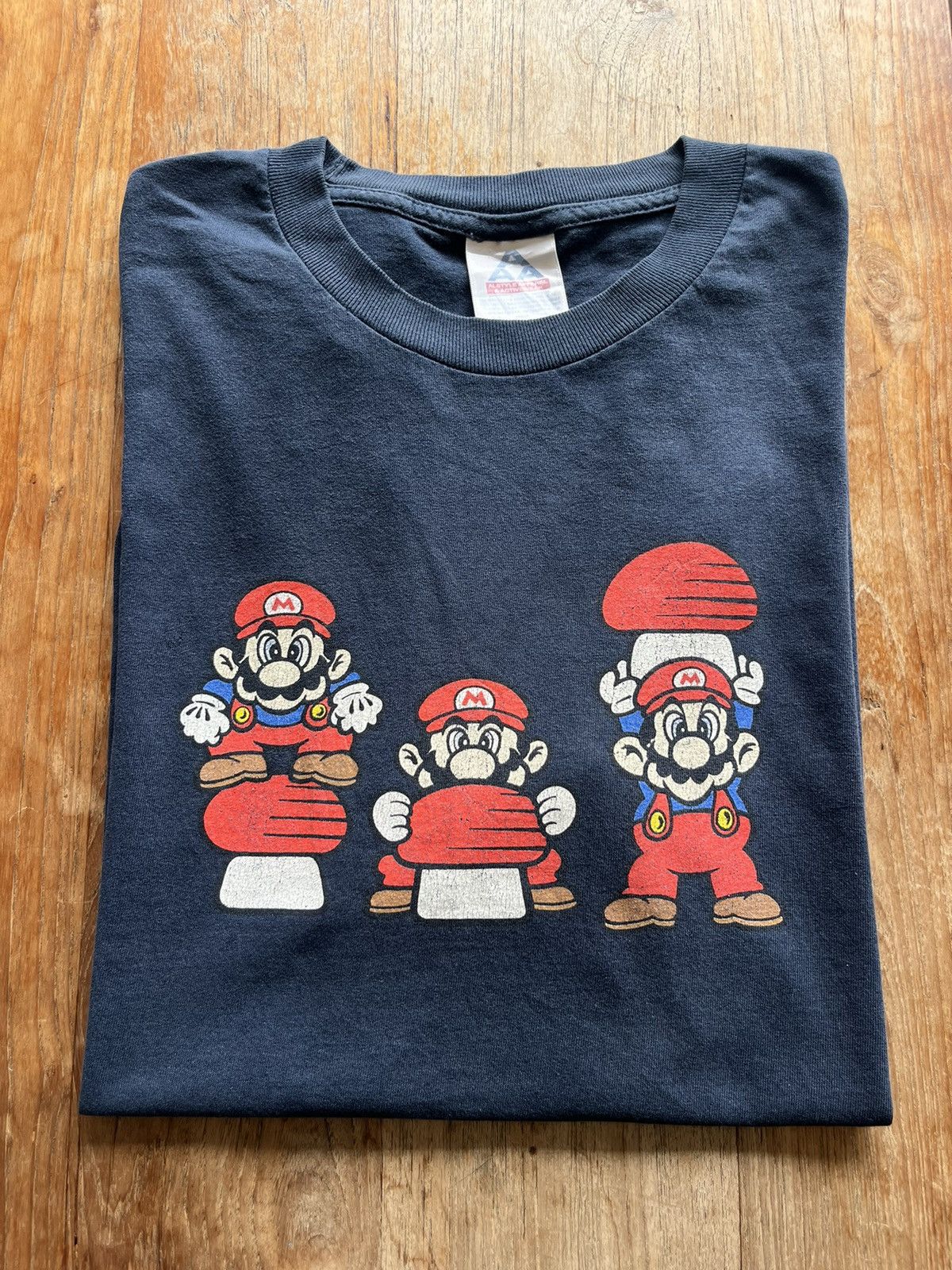 Nintendo × Vintage Vintage MARIO Nintendo game T-shirt Size US L / EU 52-54 / 3 - 1 Thumbnail