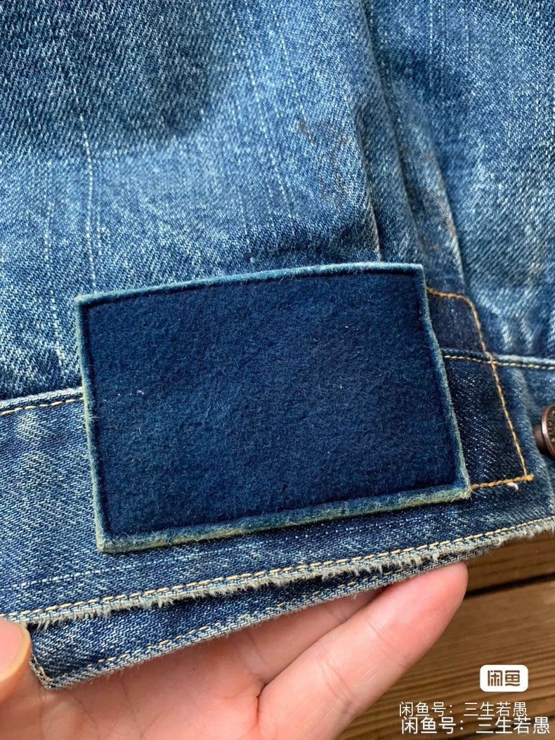 Visvim visvim 18aw Jumbo Splash Ink Heavy Wash Damage Made Old Den Size US M / EU 48-50 / 2 - 3 Thumbnail