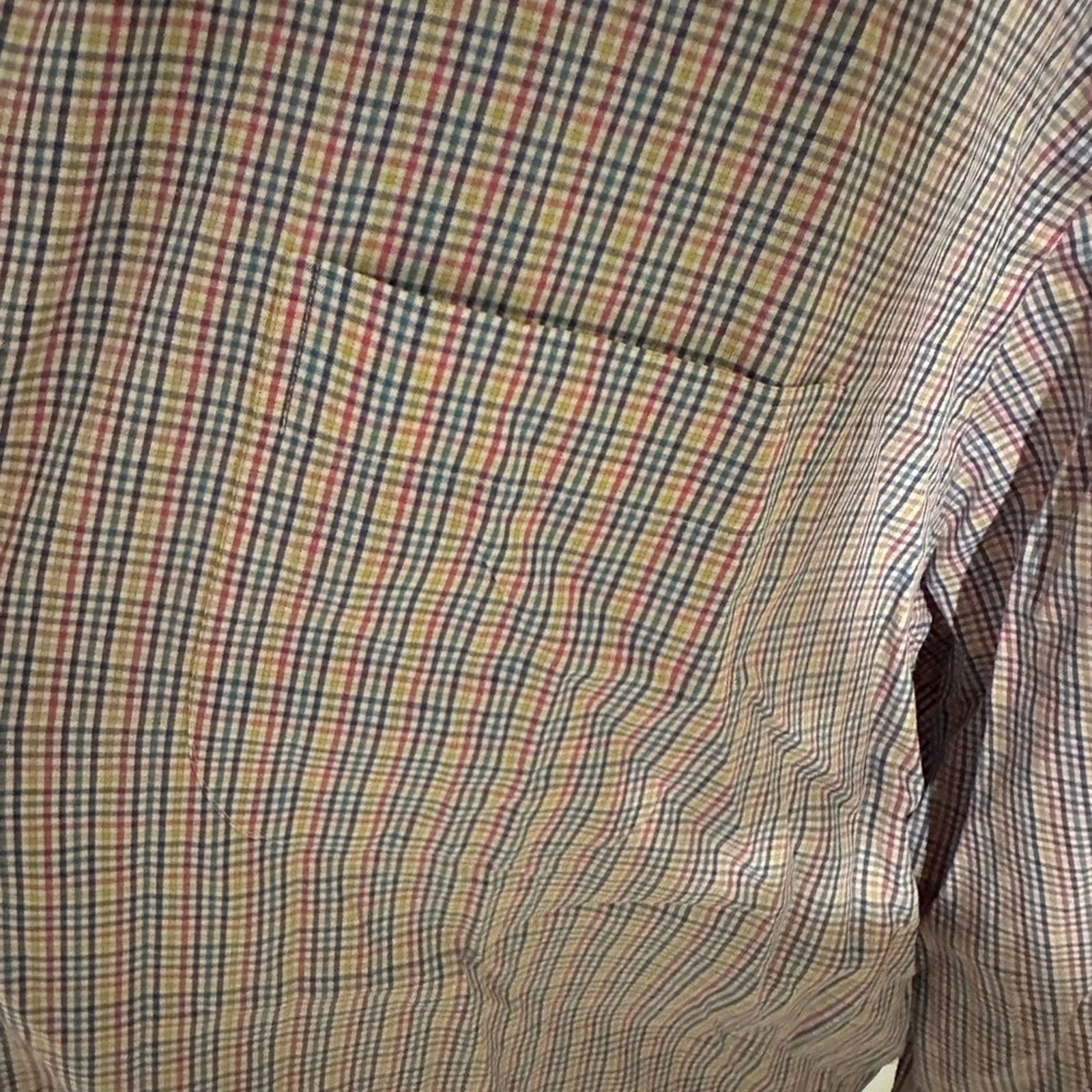 Peter Millar Peter Millar Plaid Multicolor Longsleeve ButtonUp Shirt Size US XL / EU 56 / 4 - 8 Thumbnail