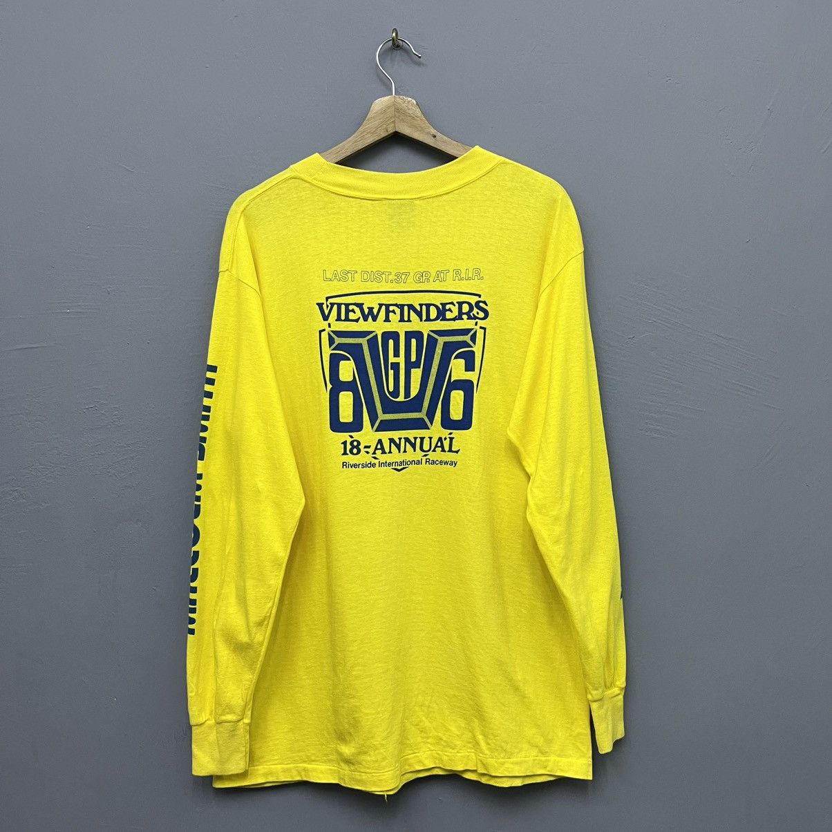 Anvil Vintage 80s Malcolm Smith Racing Viewfinders GP Tshirt Size US L / EU 52-54 / 3 - 2 Thumbnail