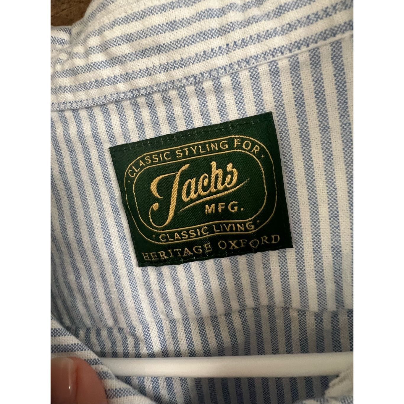 JACHS NY Jachs NY NWT Button Down Shirt Mens Blue Stripe long sleeve sz S Size US S / EU 44-46 / 1 - 3 Thumbnail