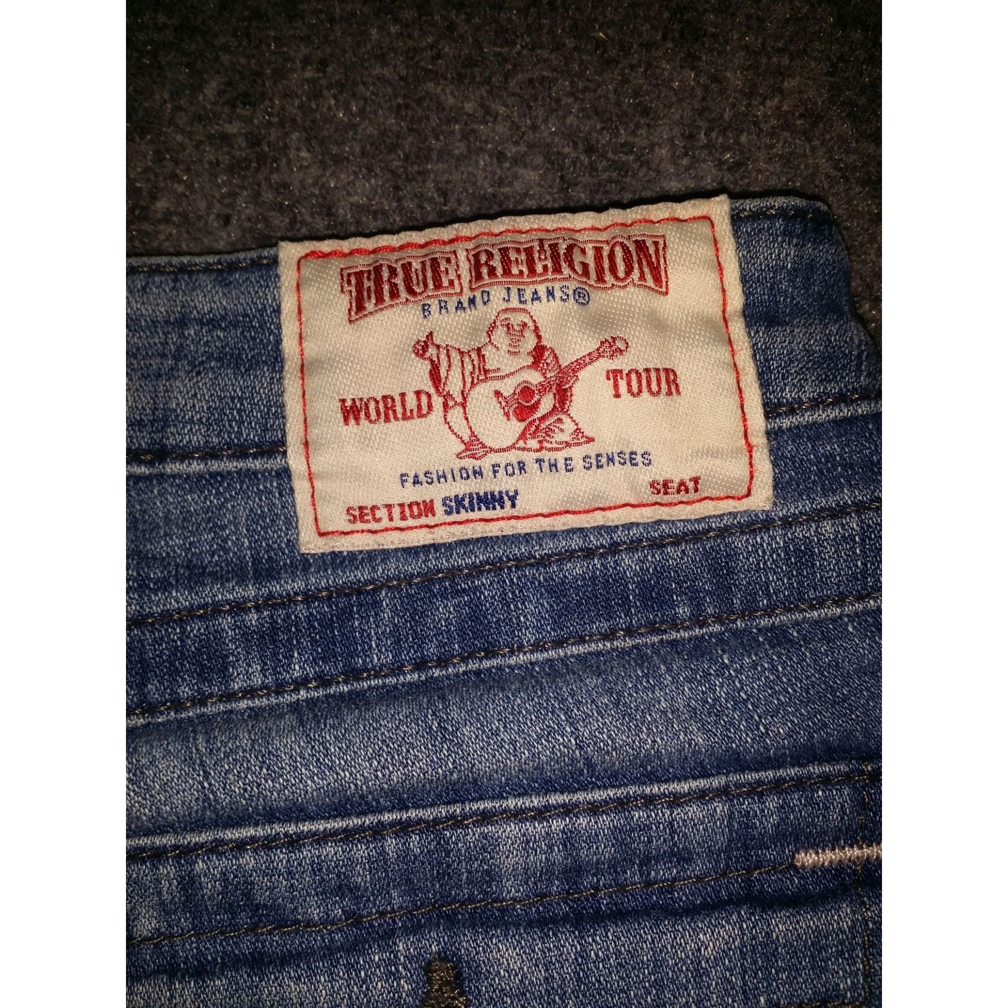 True Religion True Religion Skinny Jeans Women Sz 28 Blue Denim Straight D Size 28" / US 6 / IT 42 - 8 Thumbnail