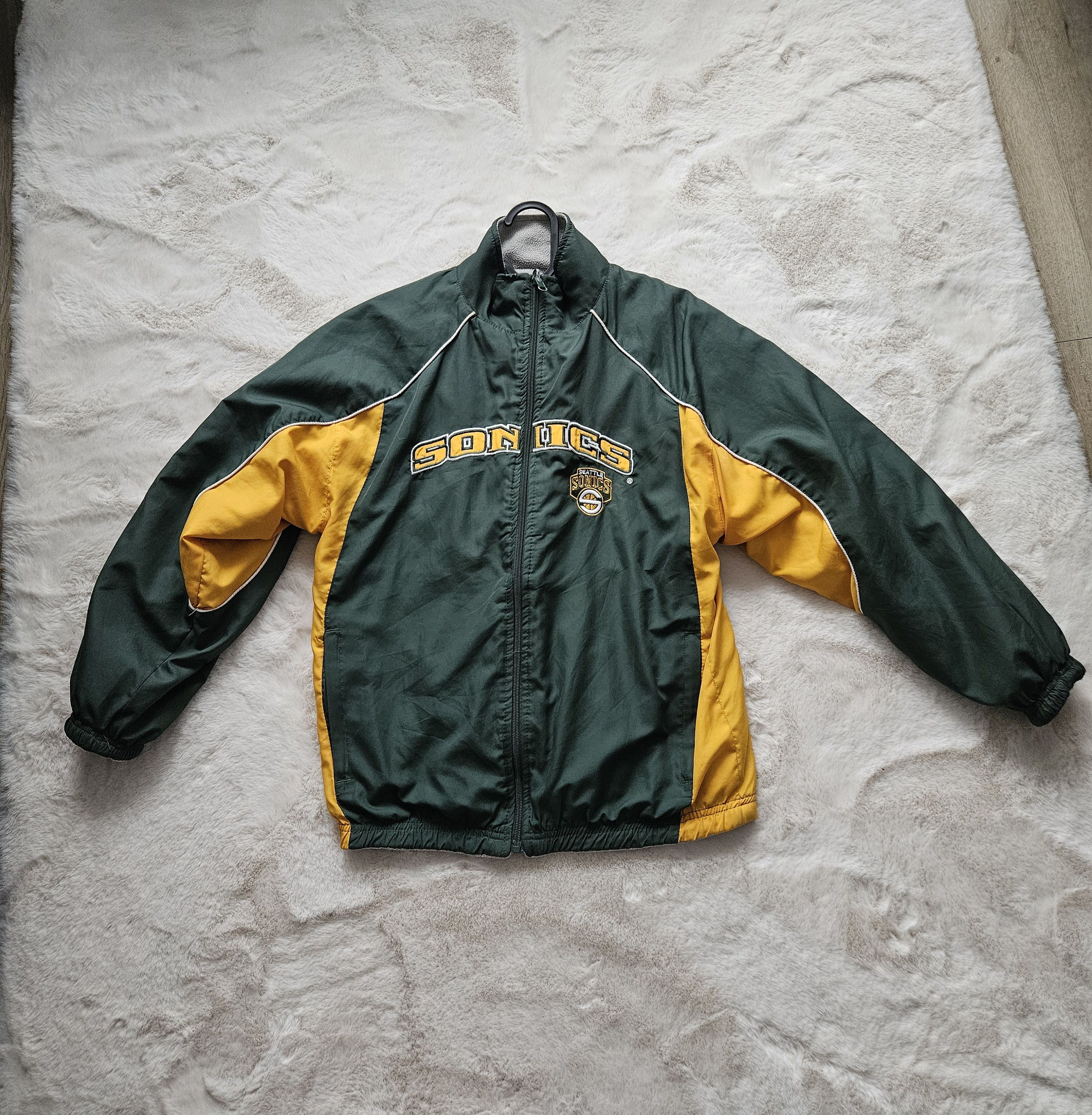 Adidas Reversible Adidas Seattle Supersonics Zip Up Sweatshirt Size US XS / EU 42 / 0 - 1 Thumbnail