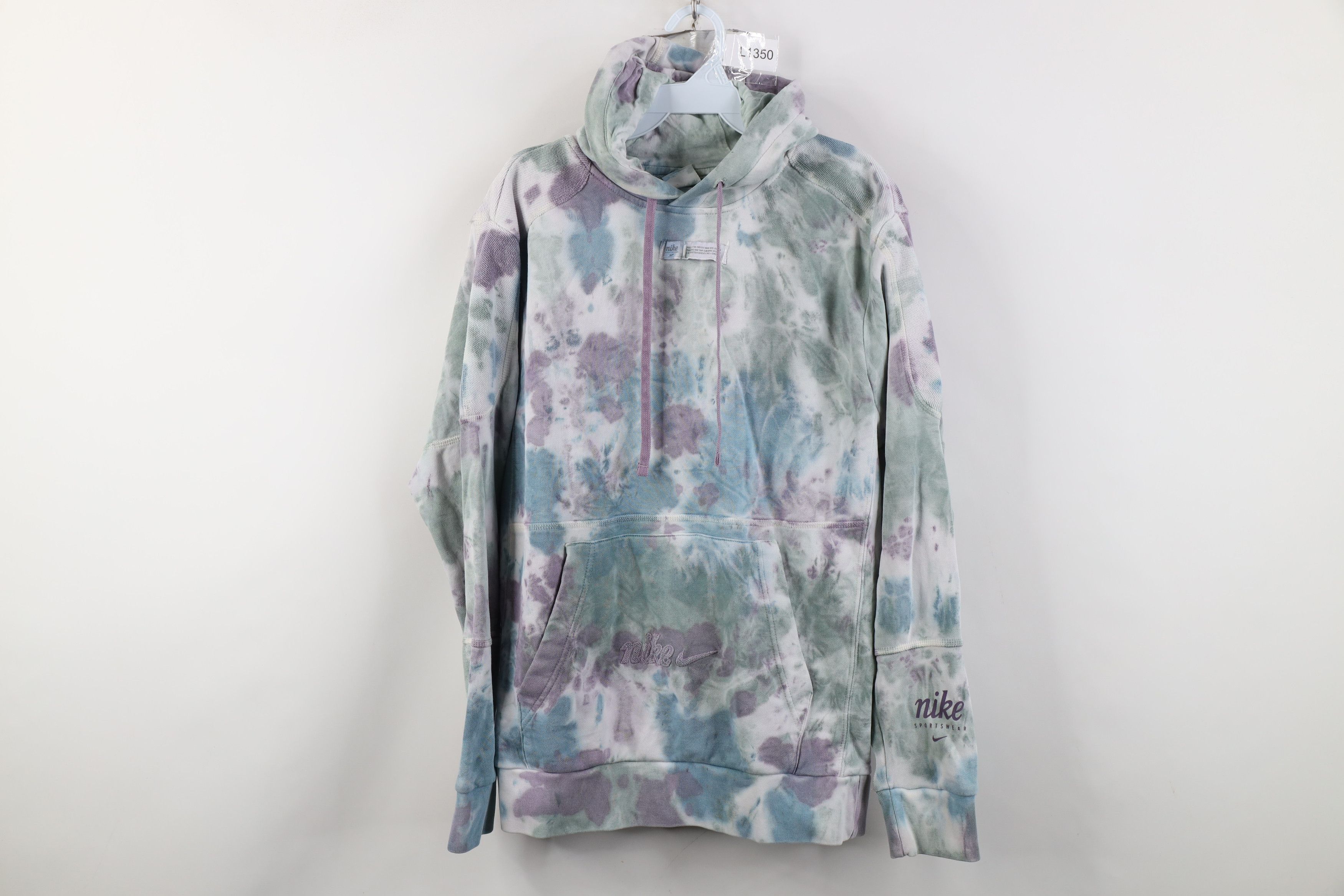 Nike Nike Sportswear Club Terry Acid Wash Hoodie Sweatshirt Size US S / EU 44-46 / 1 - 1 Thumbnail