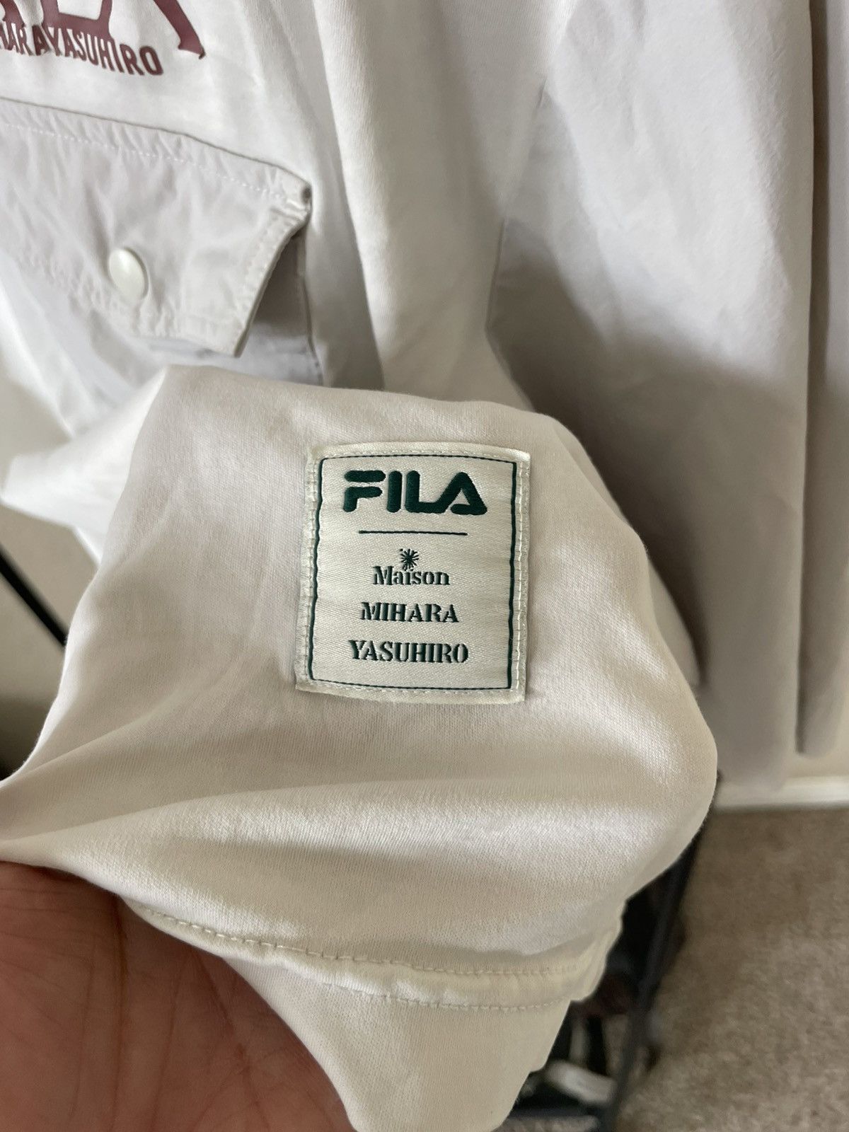 Fila × Maison MIHARA YASUHIRO Fila x Maison Mihara Yashuro 1 Pocket loose Fit SS tee Size US XL / EU 56 / 4 - 8 Thumbnail