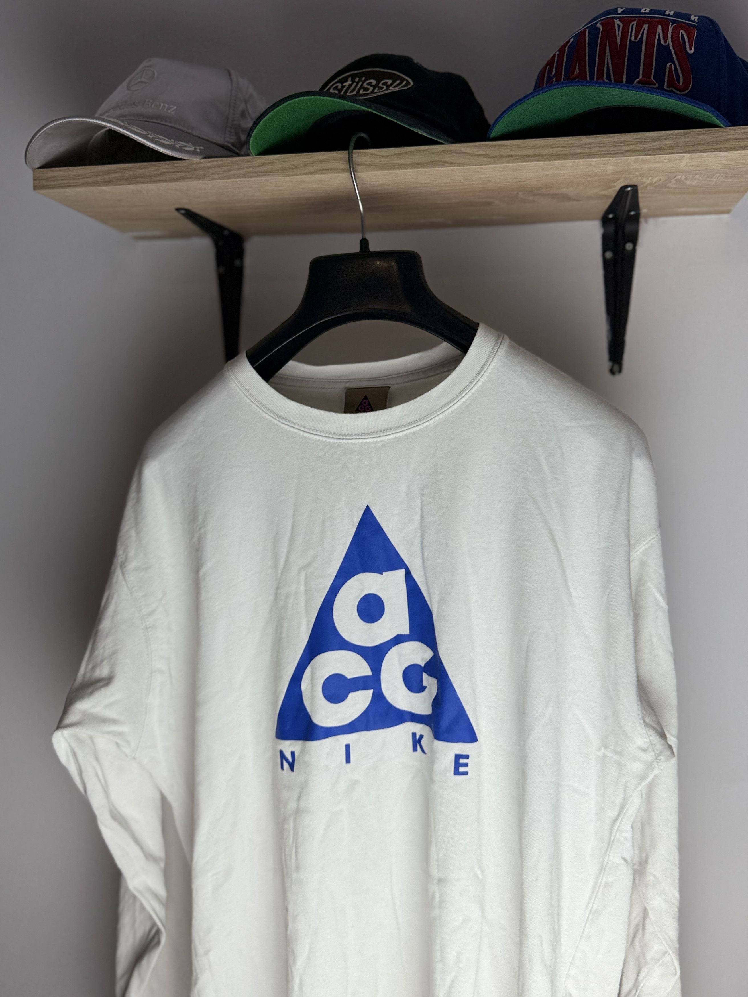 Nike ACG Nike ACG Big Logo White Long Sleeve Tee Size US M / EU 48-50 / 2 - 2 Thumbnail